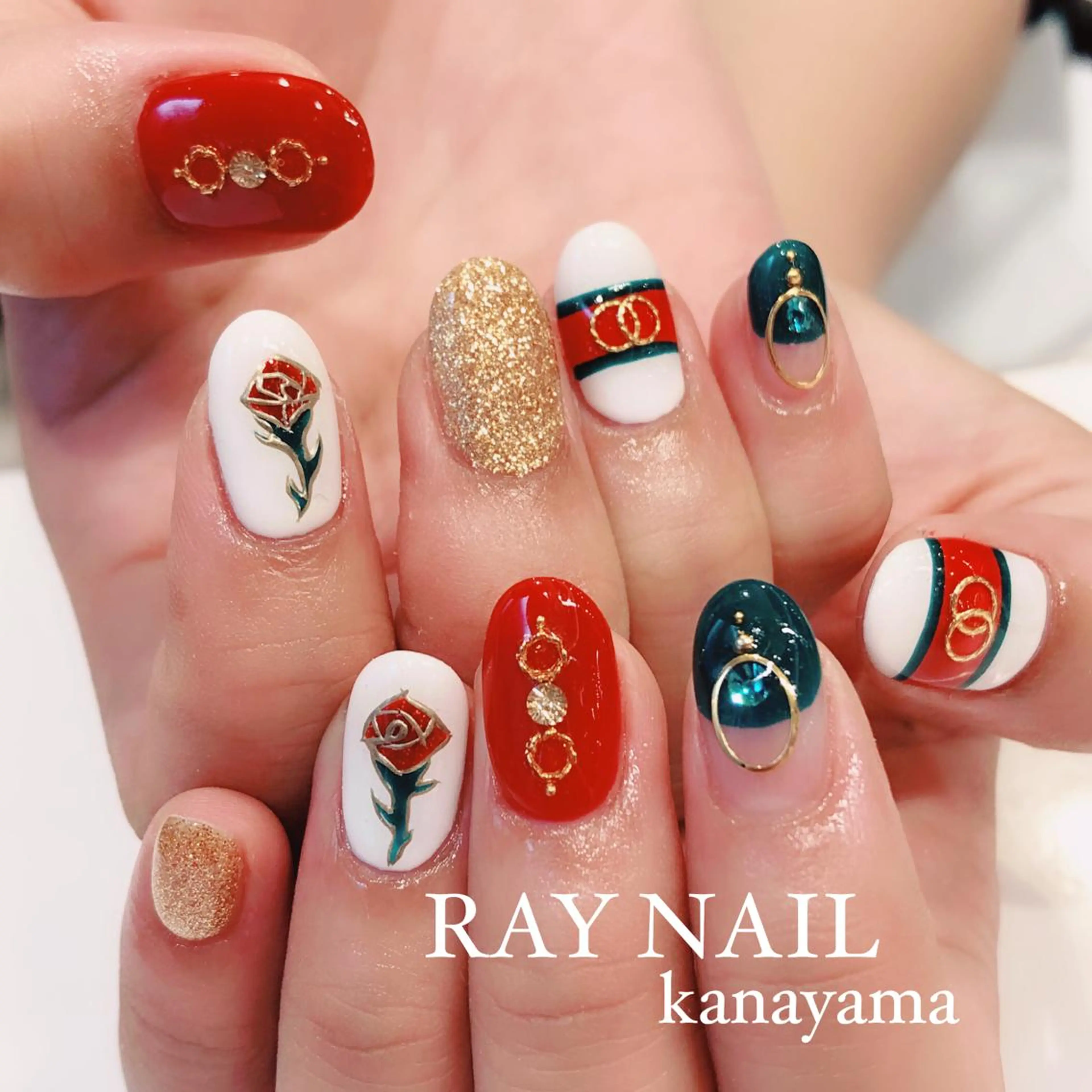 ネイル Arowa 伊田のネイルデザイン