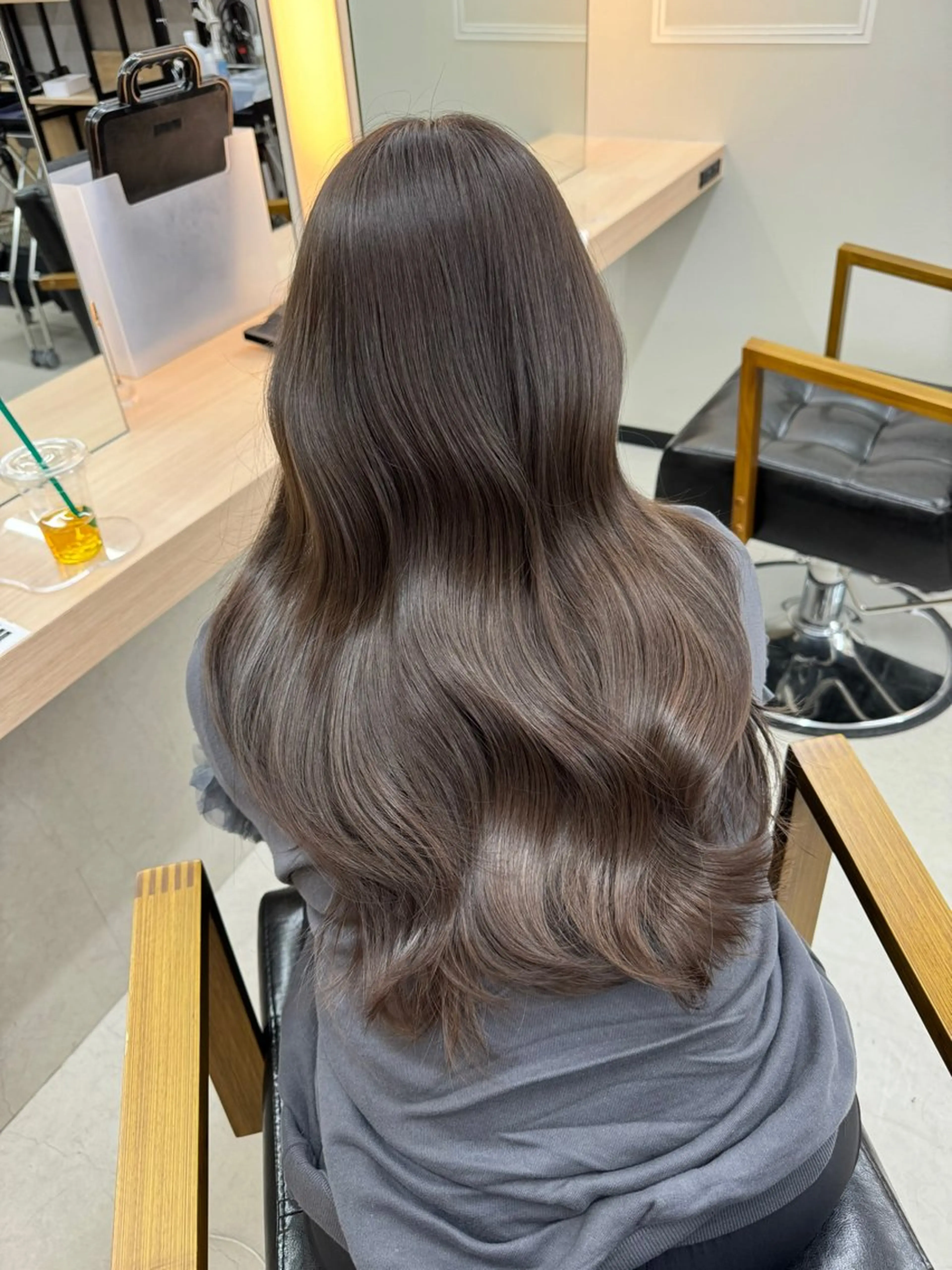 ロング カラー カット ヘアカラー トリートメント ALEAP owl 平野 宏樹のヘアスタイル