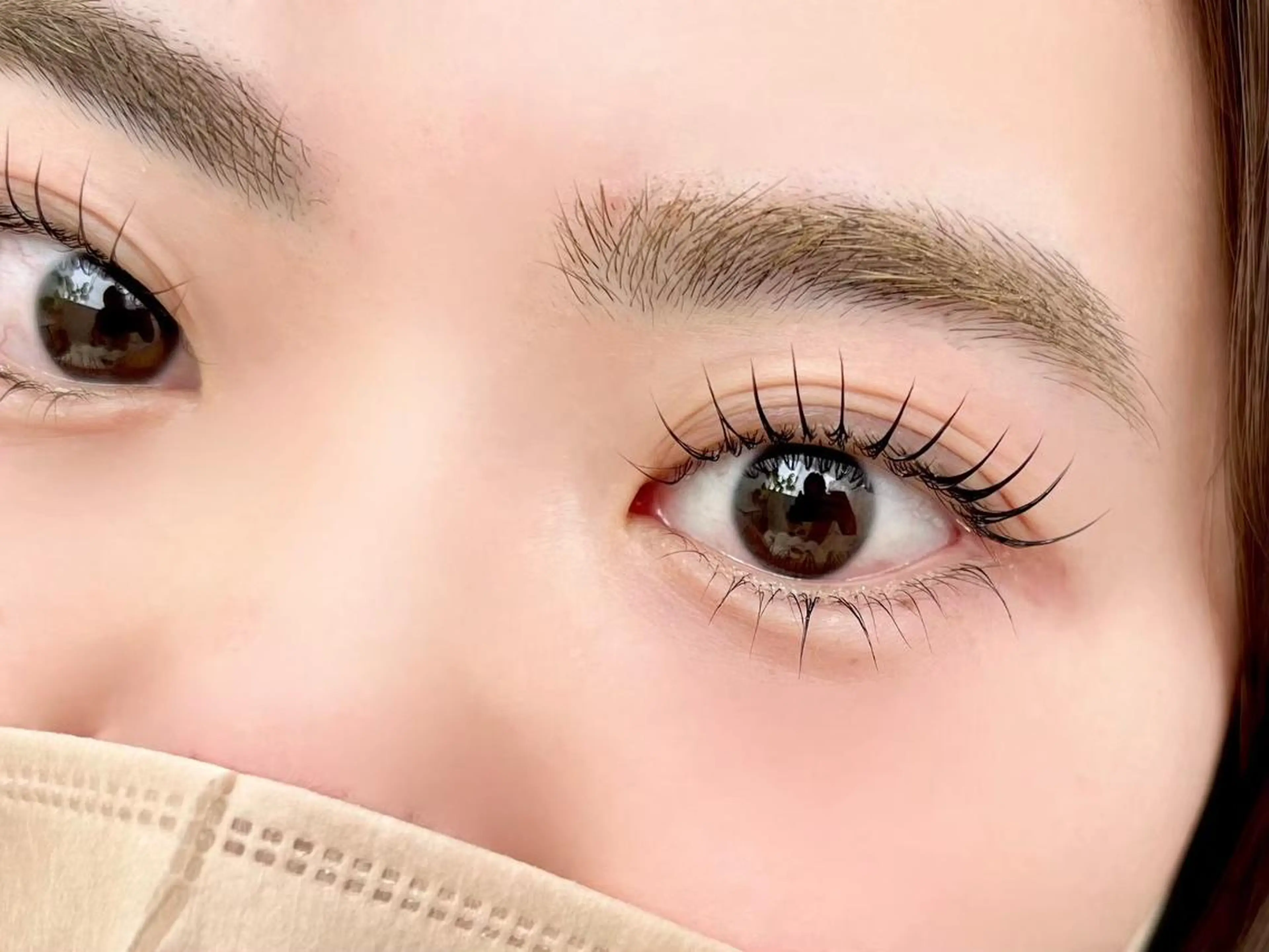 まつ毛パーマ(上下)の写真