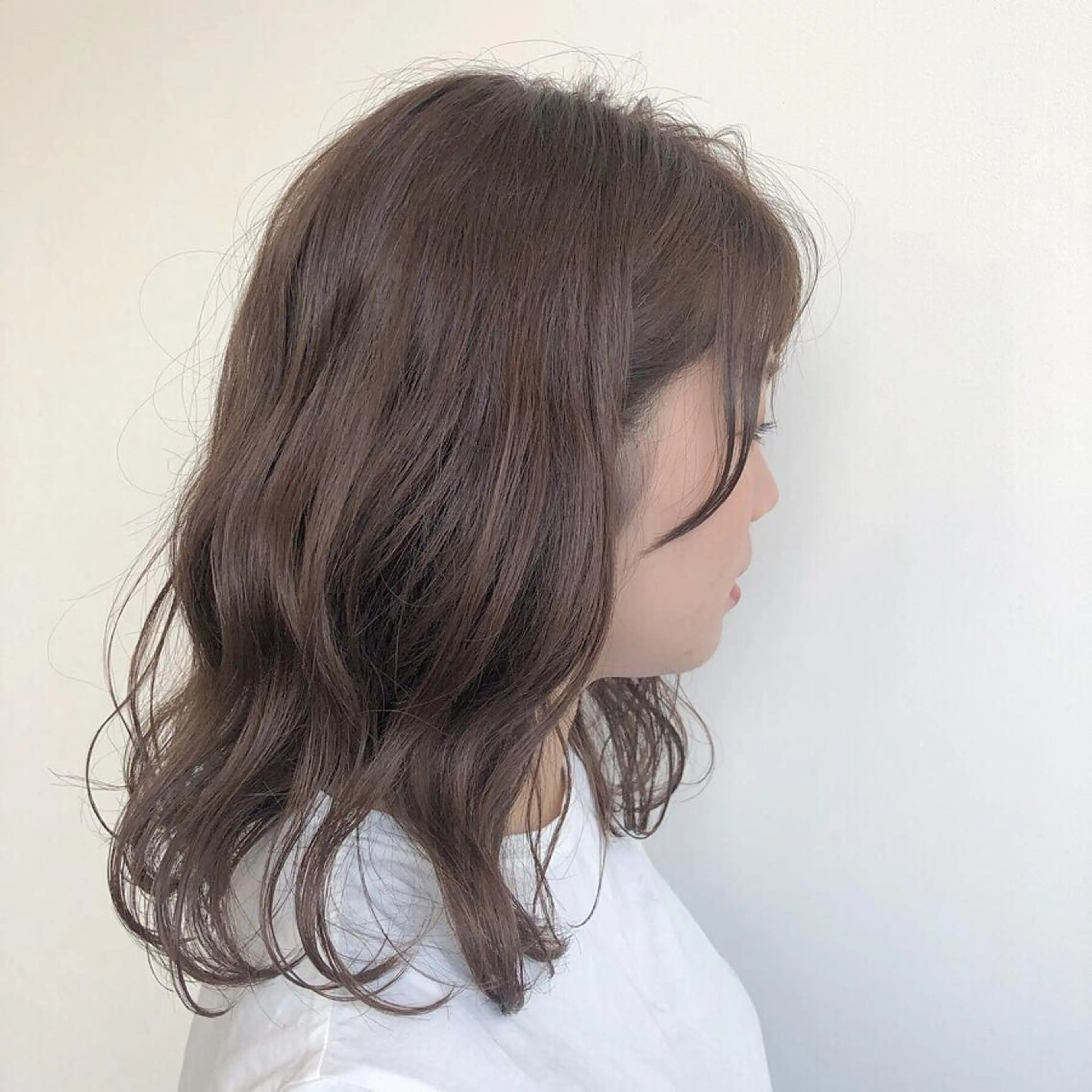 ミディアム カラー ベージュカラー mizuki roan多々良店のヘアスタイル