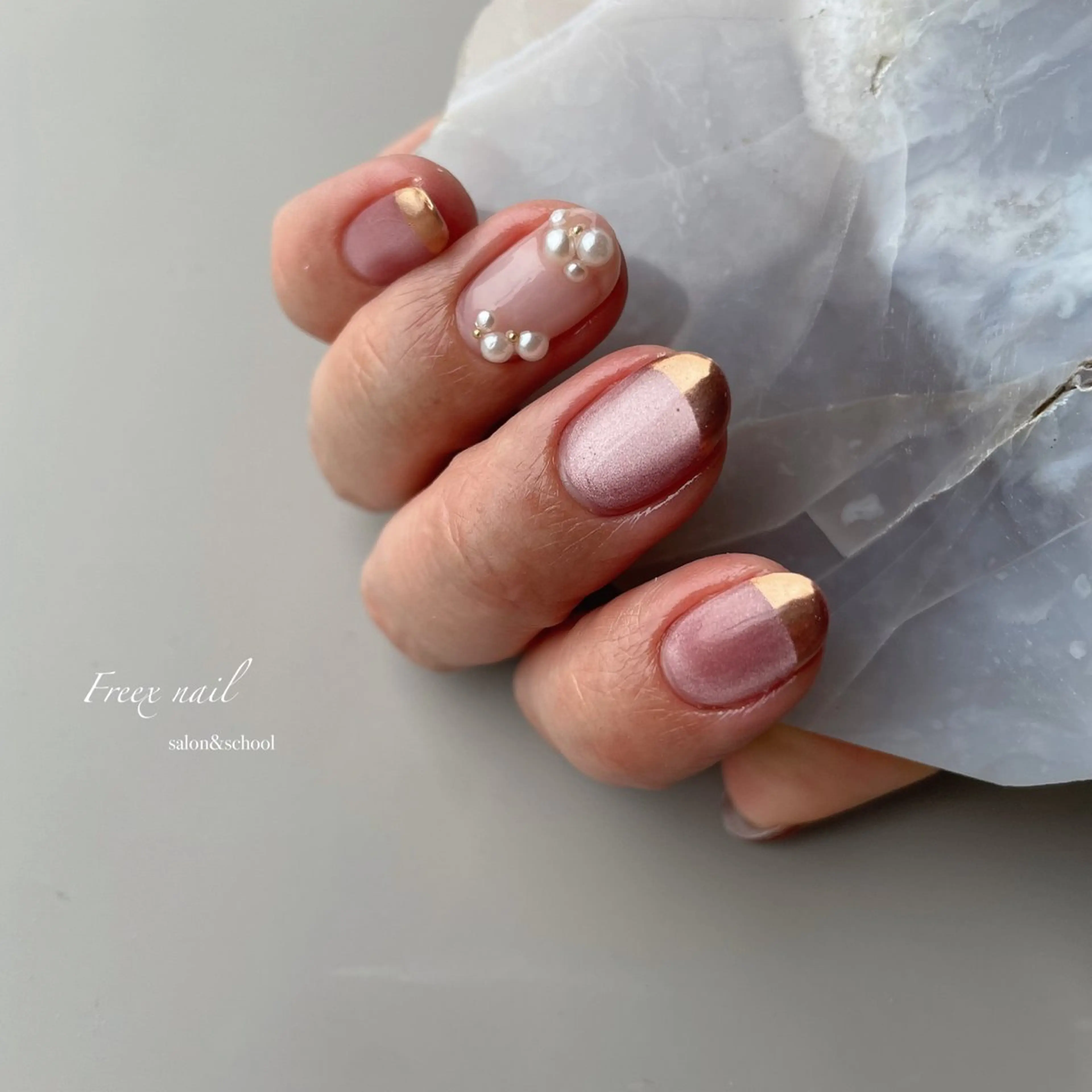 ネイル マグネットネイル ハンドネイル ハンドケア Freex nail所属・freex nail /ニュアンス/個性派のネイルデザイン