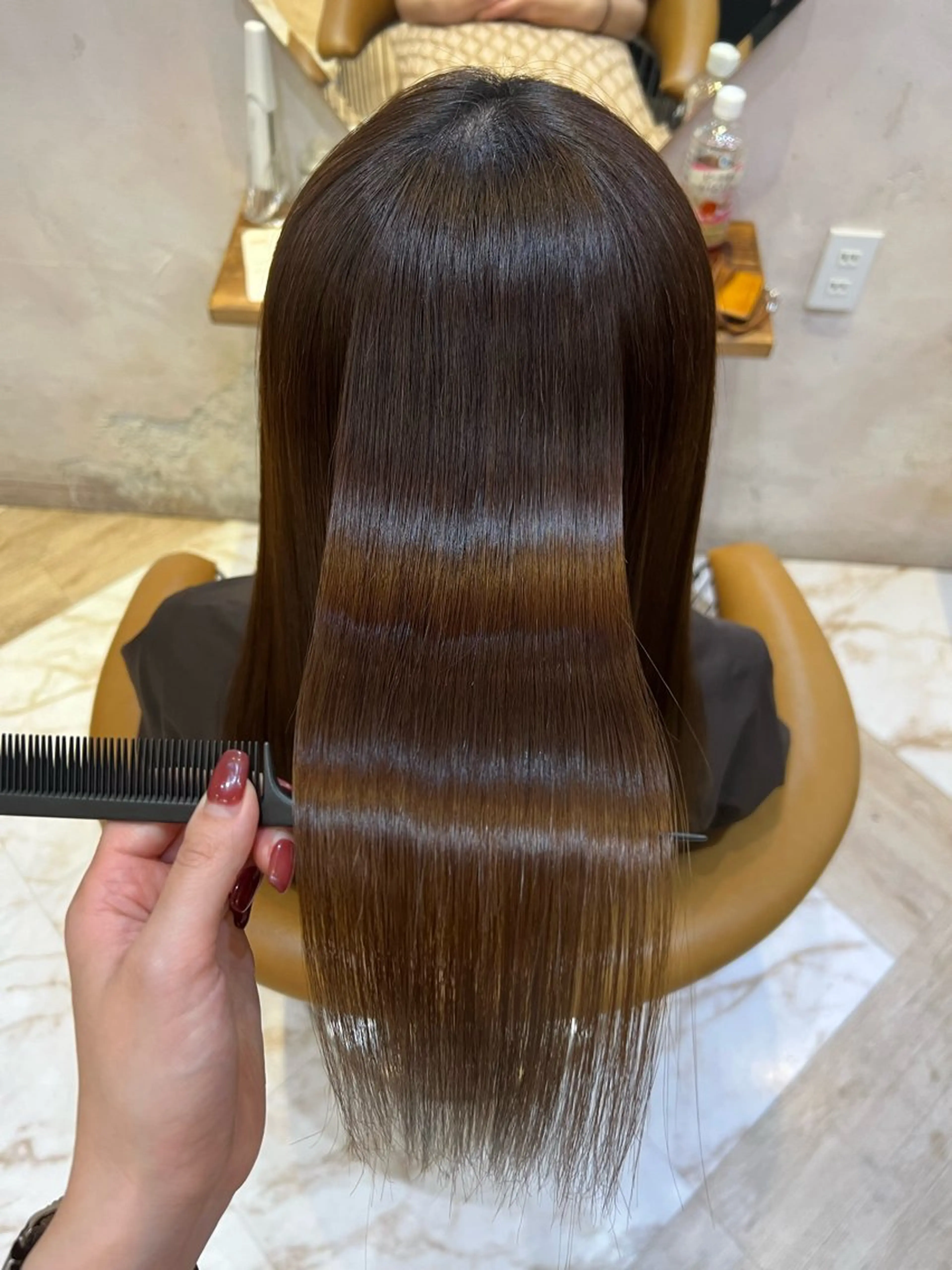 🌹やわらか縮毛矯正＋カット＋カラー＋トリートメントの写真