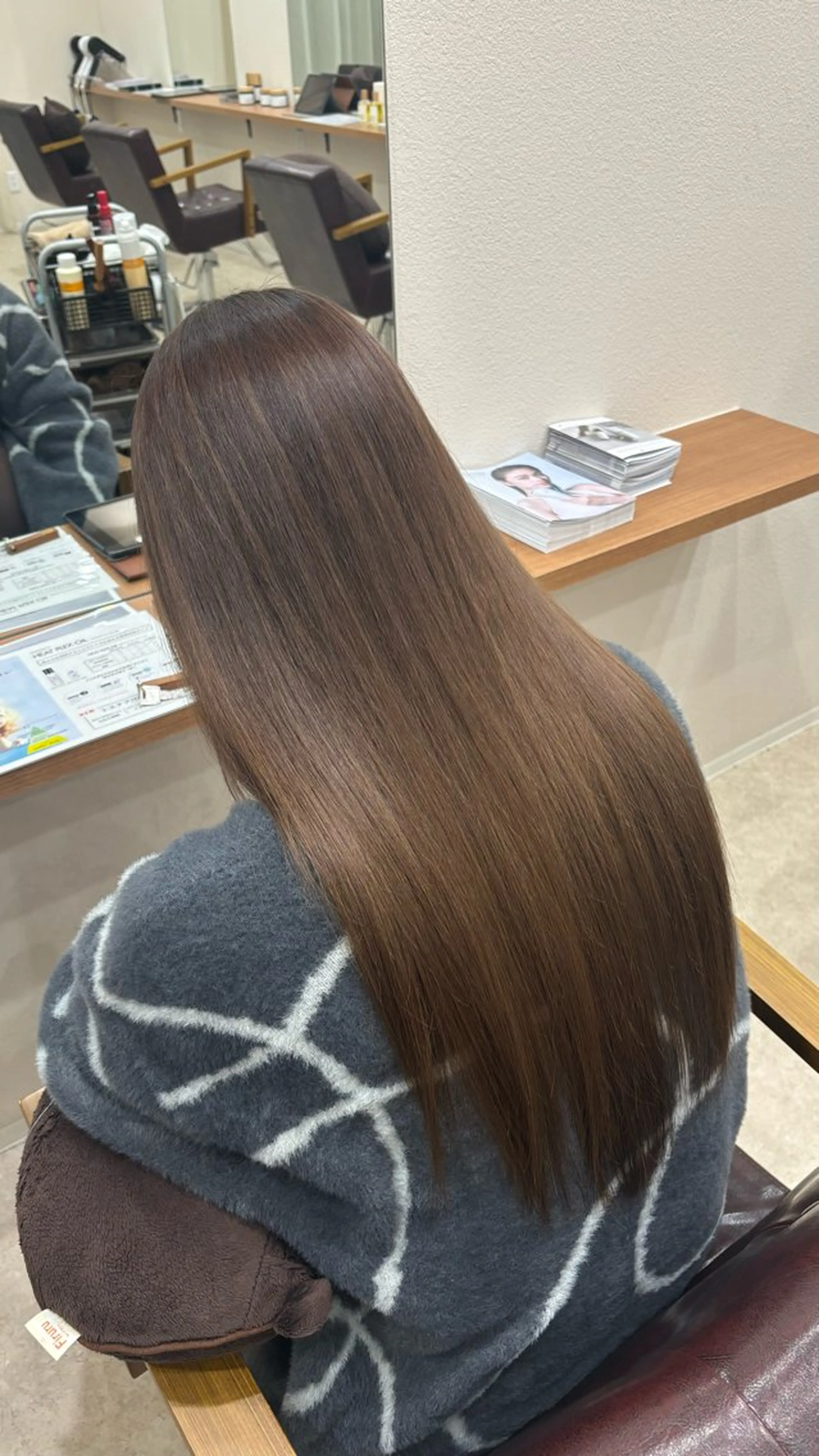 ロング トリートメント 能勢 莉里花のヘアスタイル
