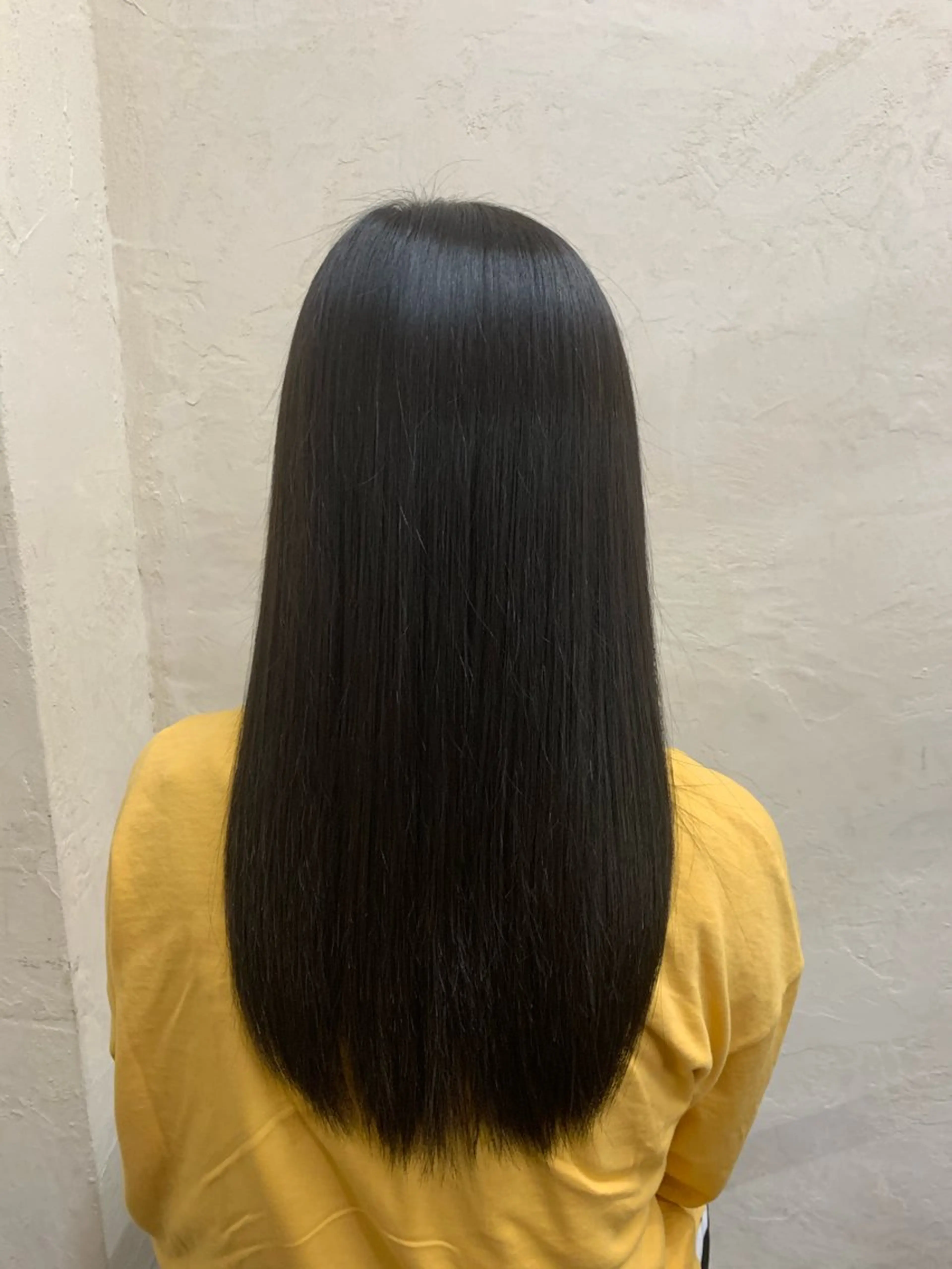 ロング 縮毛矯正 カット 縮毛矯正 比嘉 秀弥のヘアスタイル