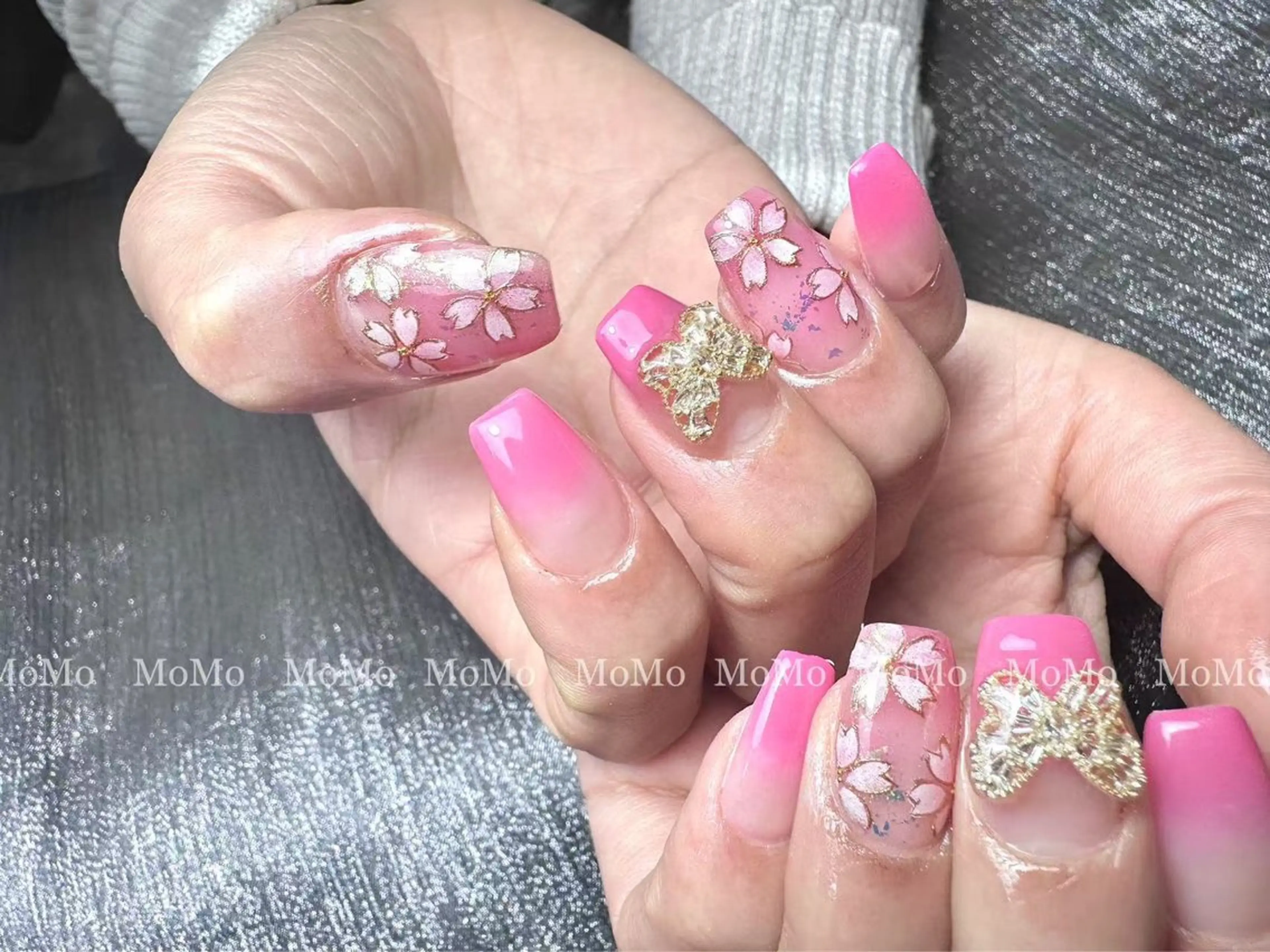 ネイル ニュアンスネイル ワンホンネイル MOMO 川崎所属・moriki nailのネイルデザイン