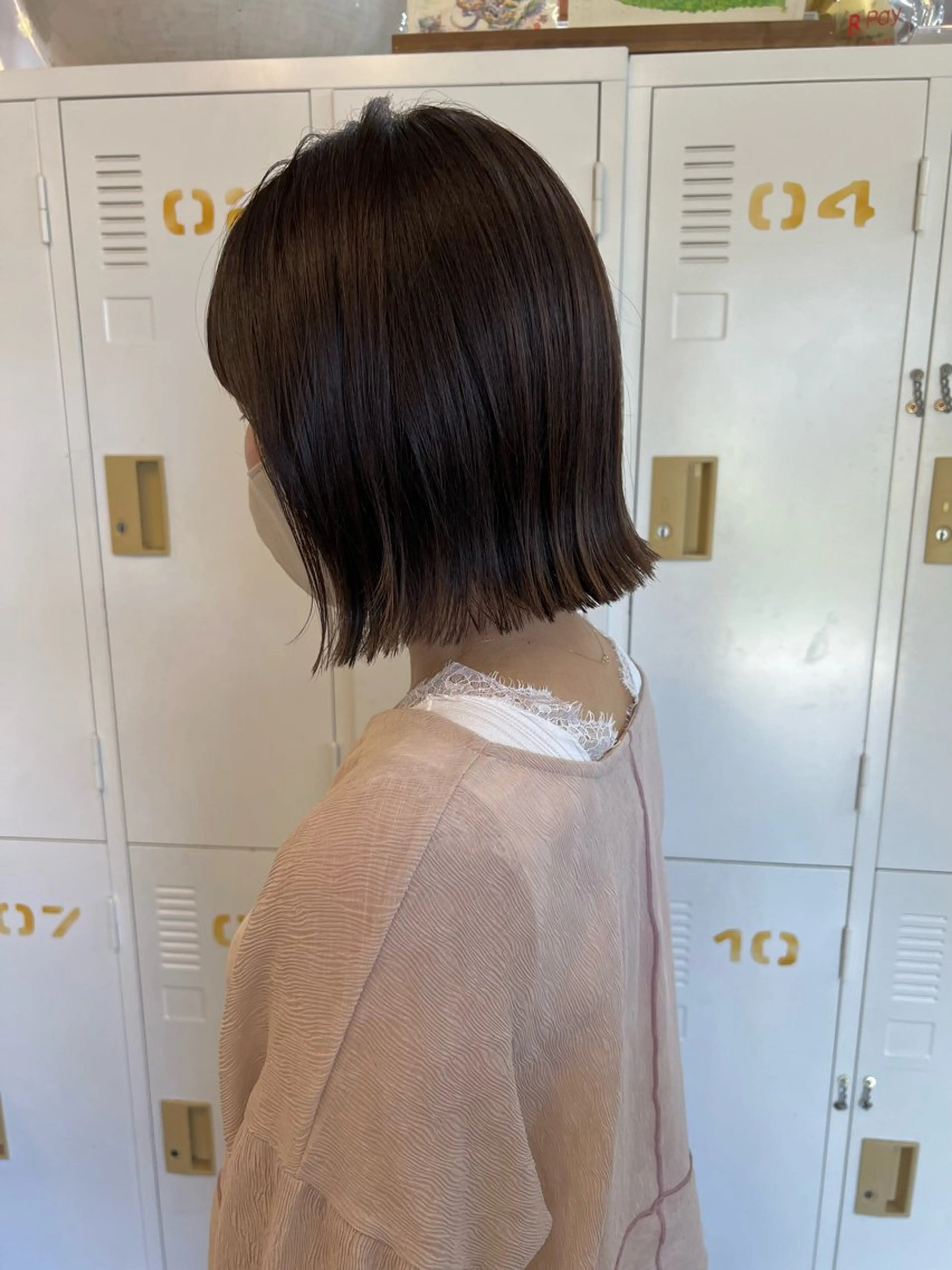 ミディアム カラー ブラウンカラー LOMARLIE JURIAのヘアスタイル