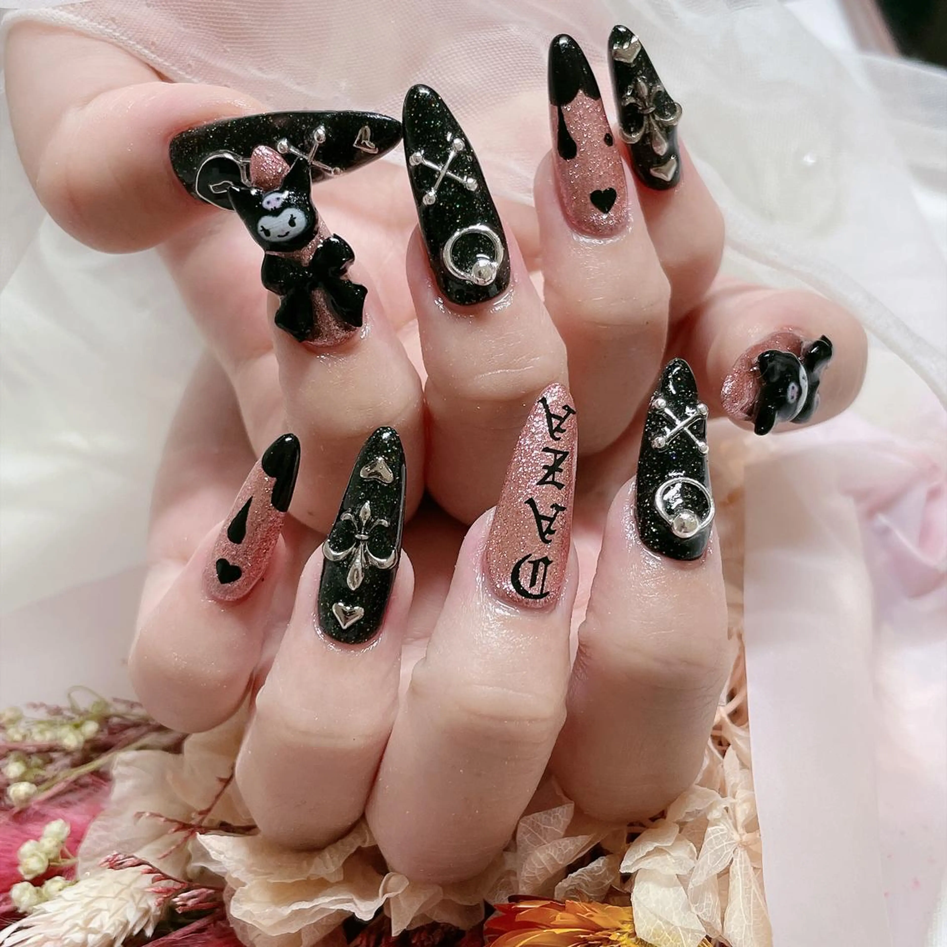 ネイル 長さだし専門店 M2　rikaのネイルデザイン