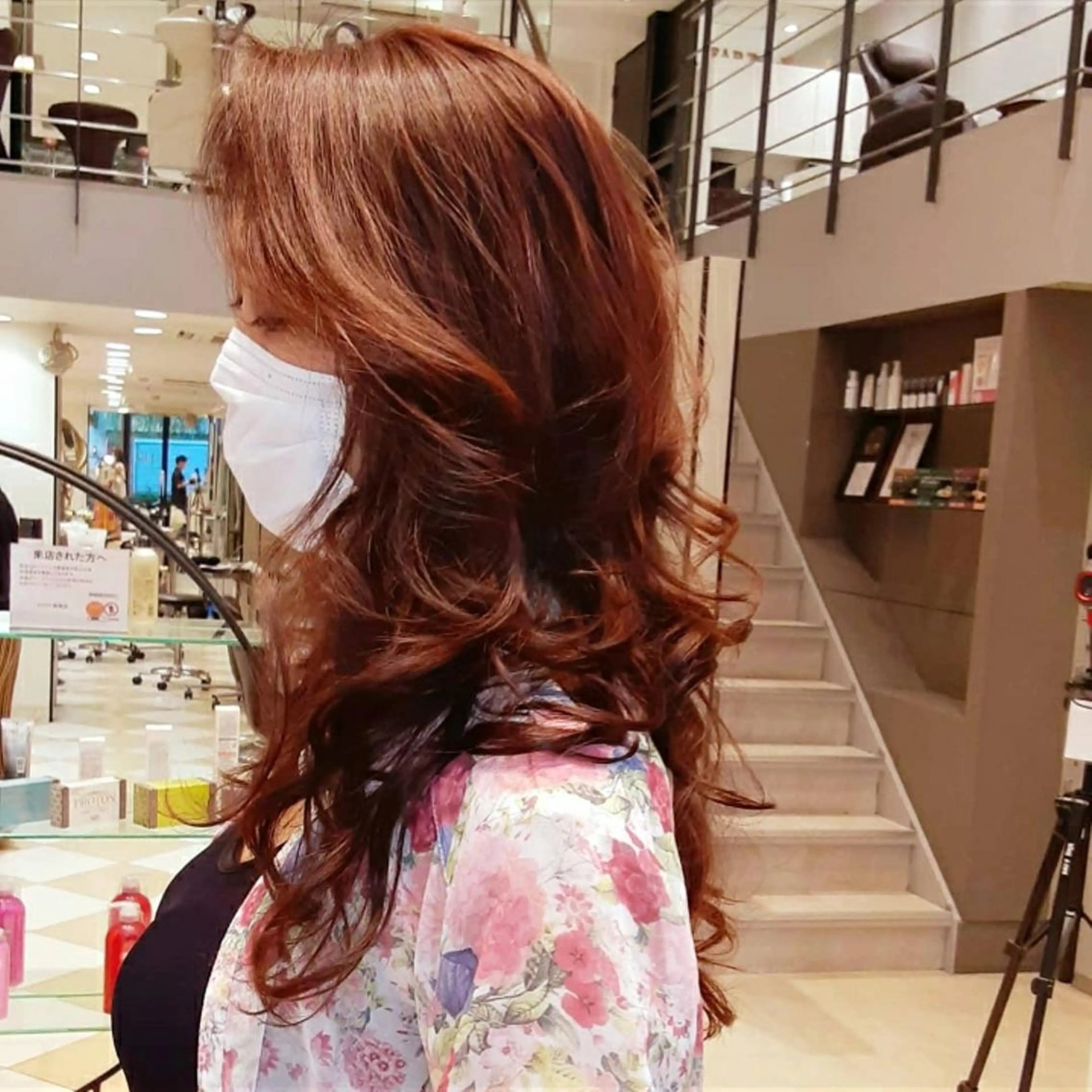 ロング カラー ヘアアレンジ  知念　香トータル ビューティー🌷のヘアスタイル
