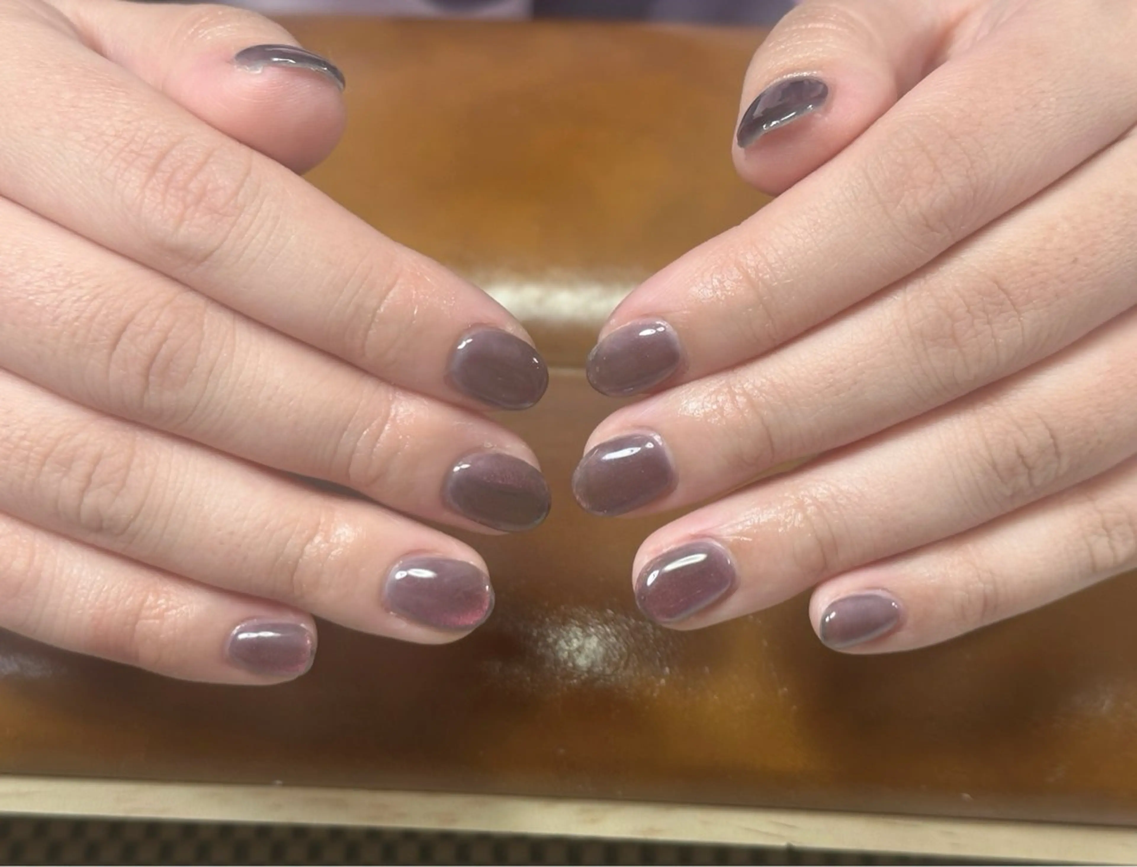 ネイル フットネイル ジェルネイル マグネットネイル 持ち込み ニュアンスネイル ハンドネイル Miri nail salonのネイルデザイン