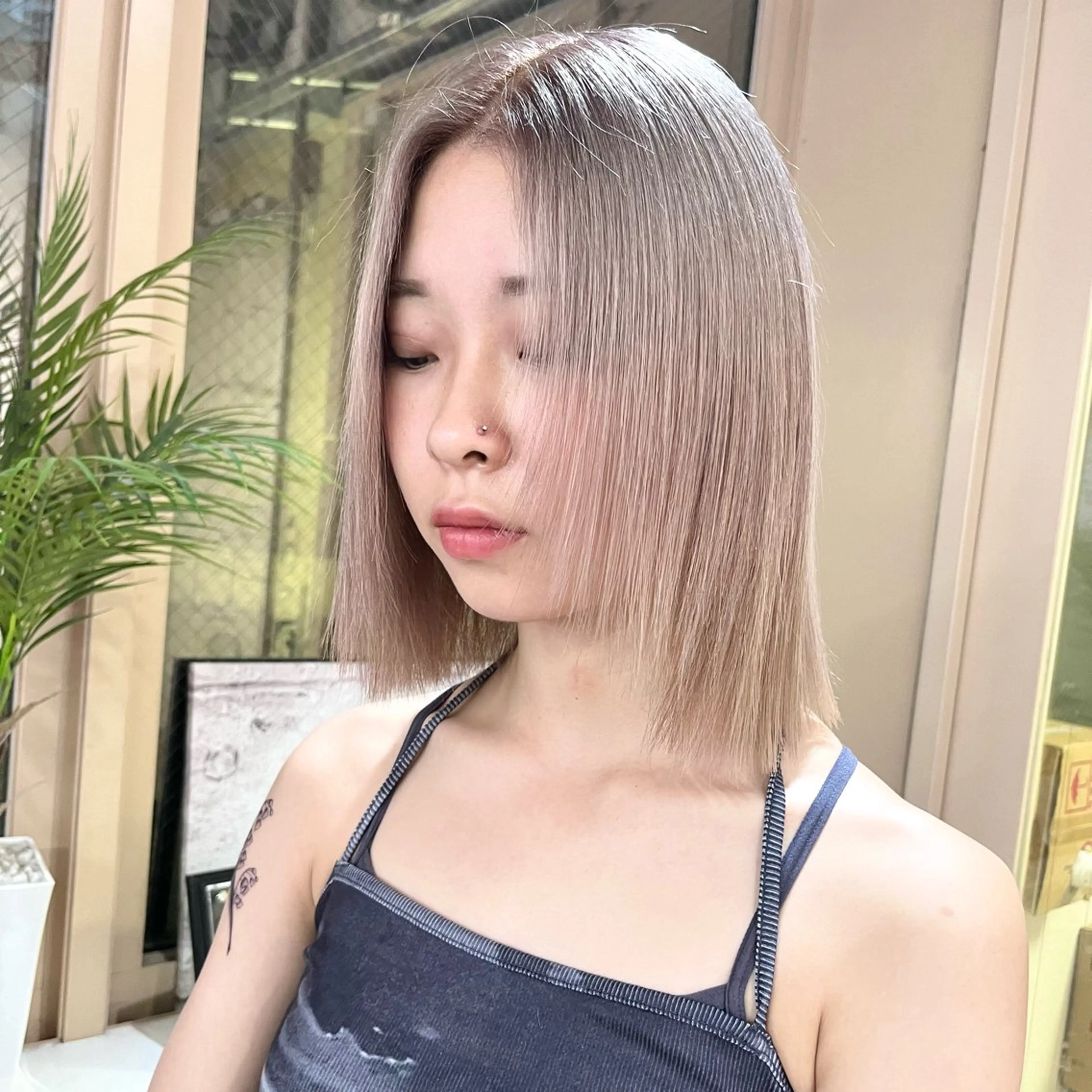 カラー ヘアカラー トリートメント ヘアセット 渋谷🎨ブリーチ特化 ×エクステ🎨レンのヘアスタイル