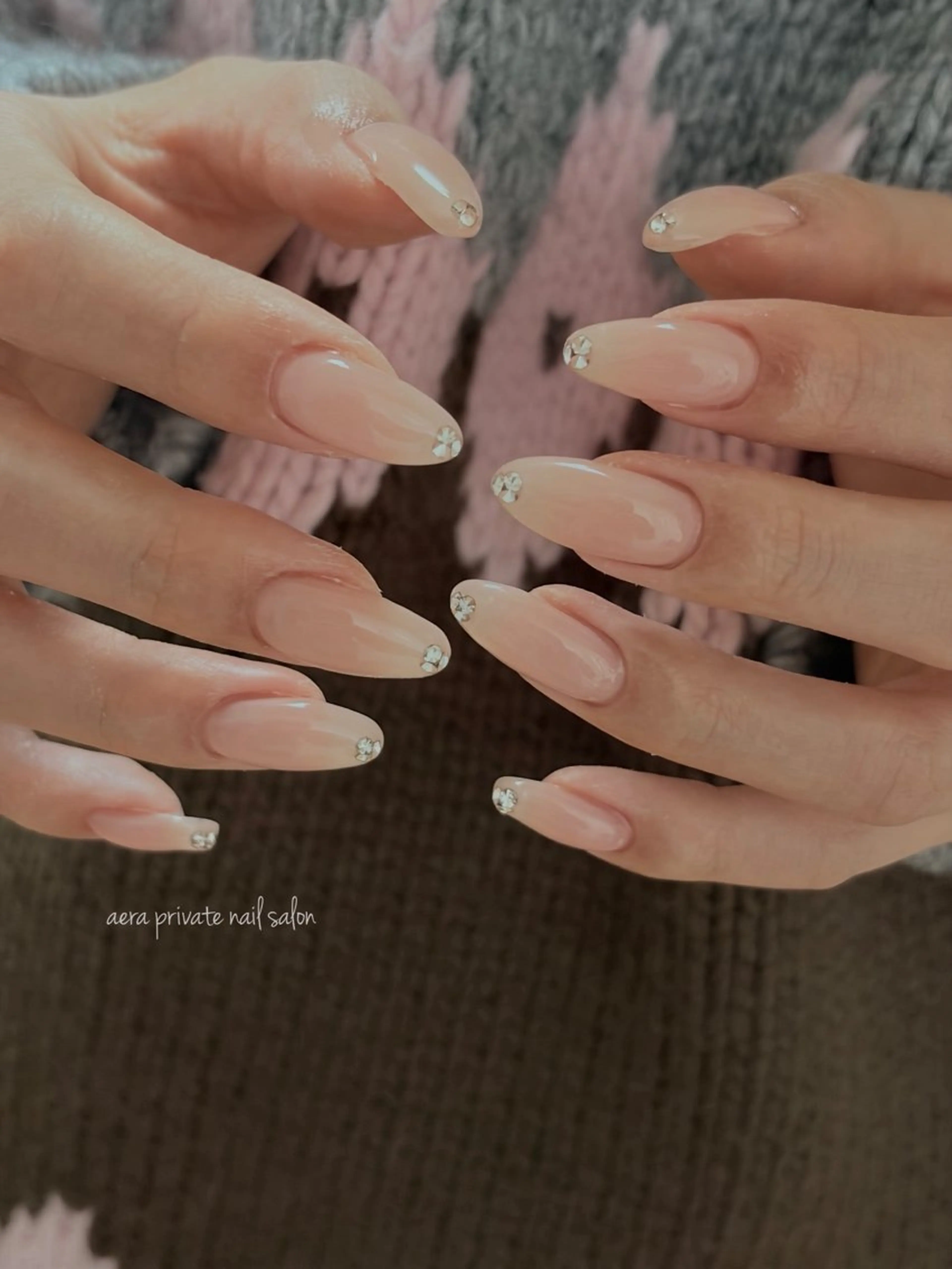 ネイル シンプルネイル ハンドネイル 川端 京香のネイルデザイン