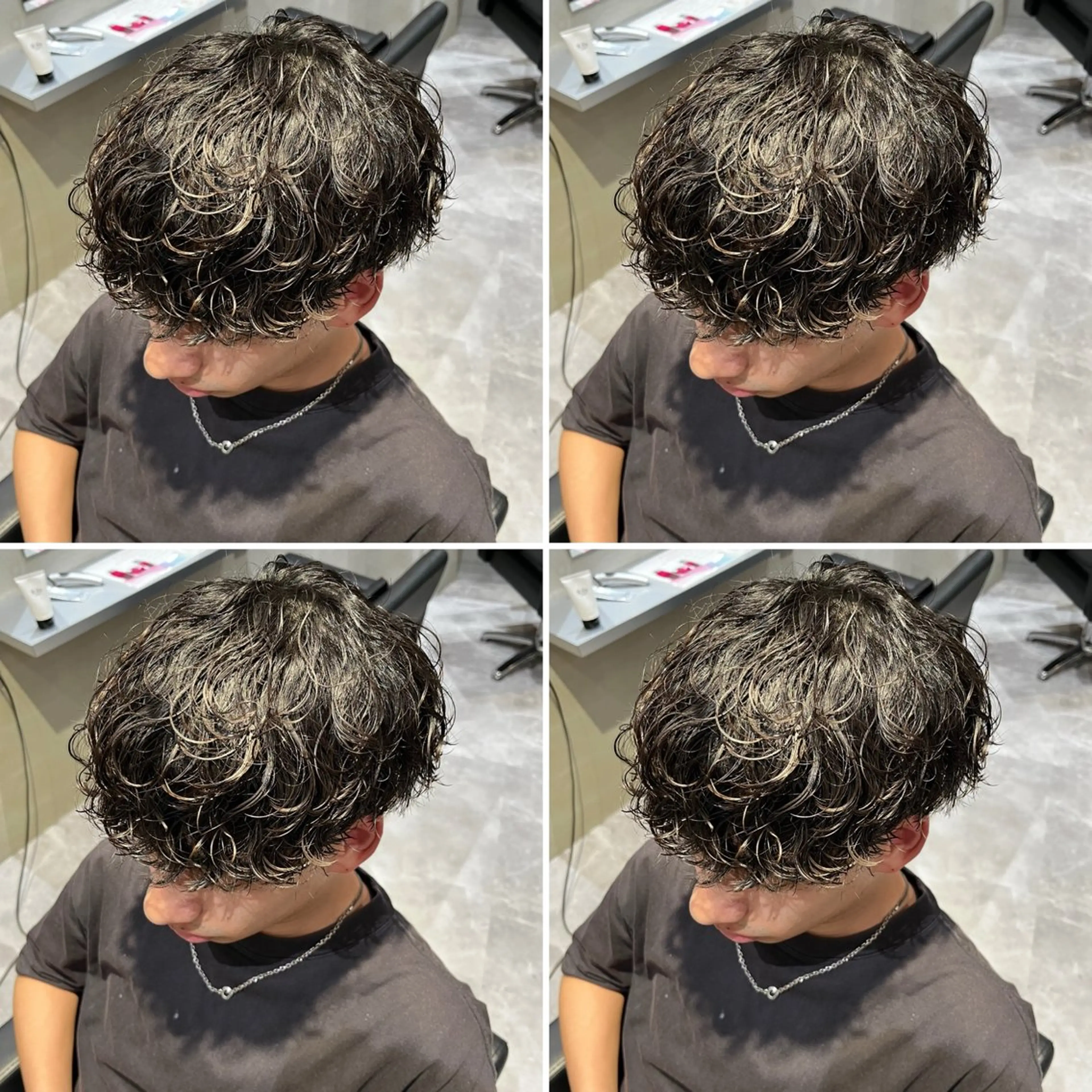 パーマ メンズ カット パーマ トリートメント ヘアセット 💈メンズパーマ特化 店長望月謙二郎💈のヘアスタイル