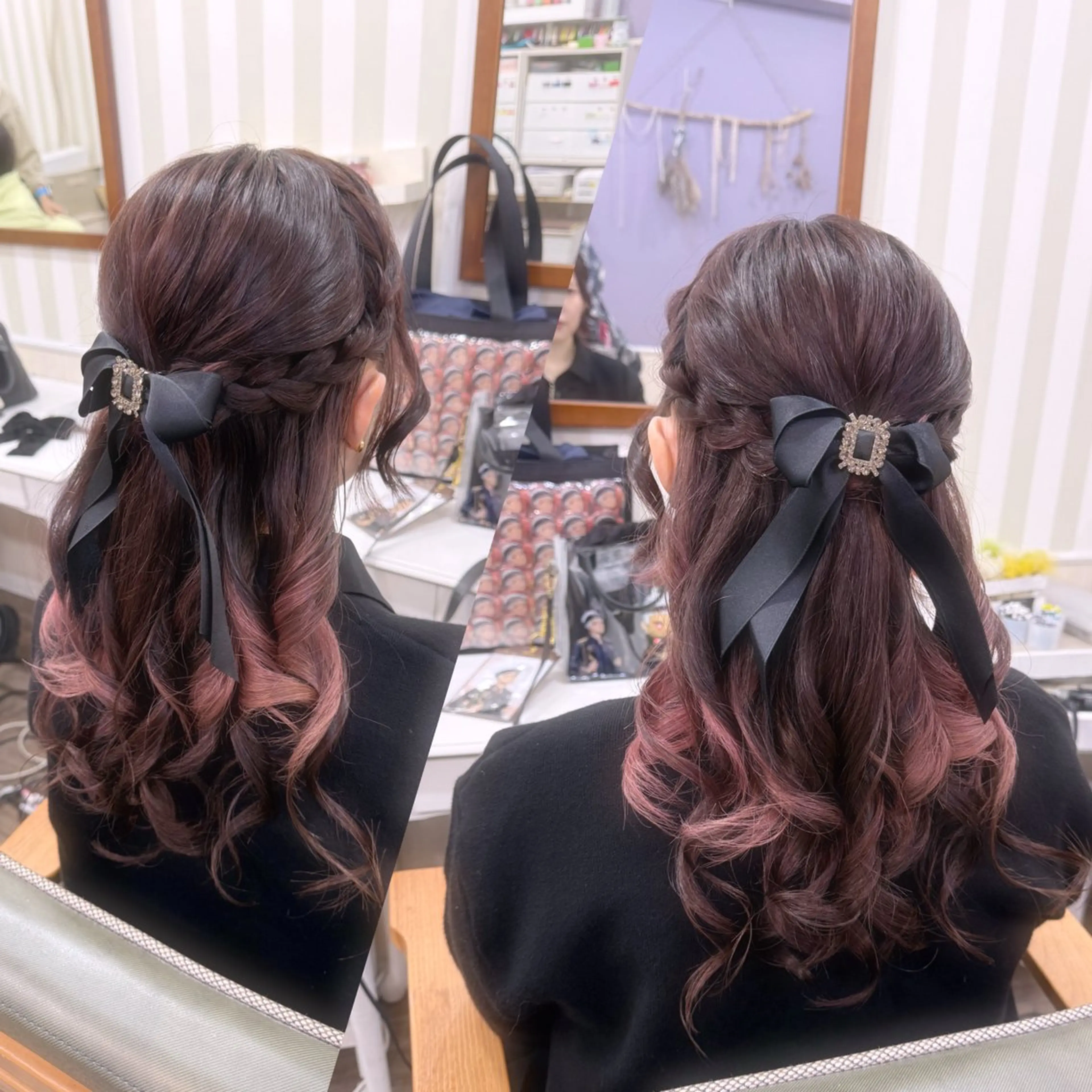 ヘアアレンジ ヘアセット 🤍AIRA🤍のヘアスタイル