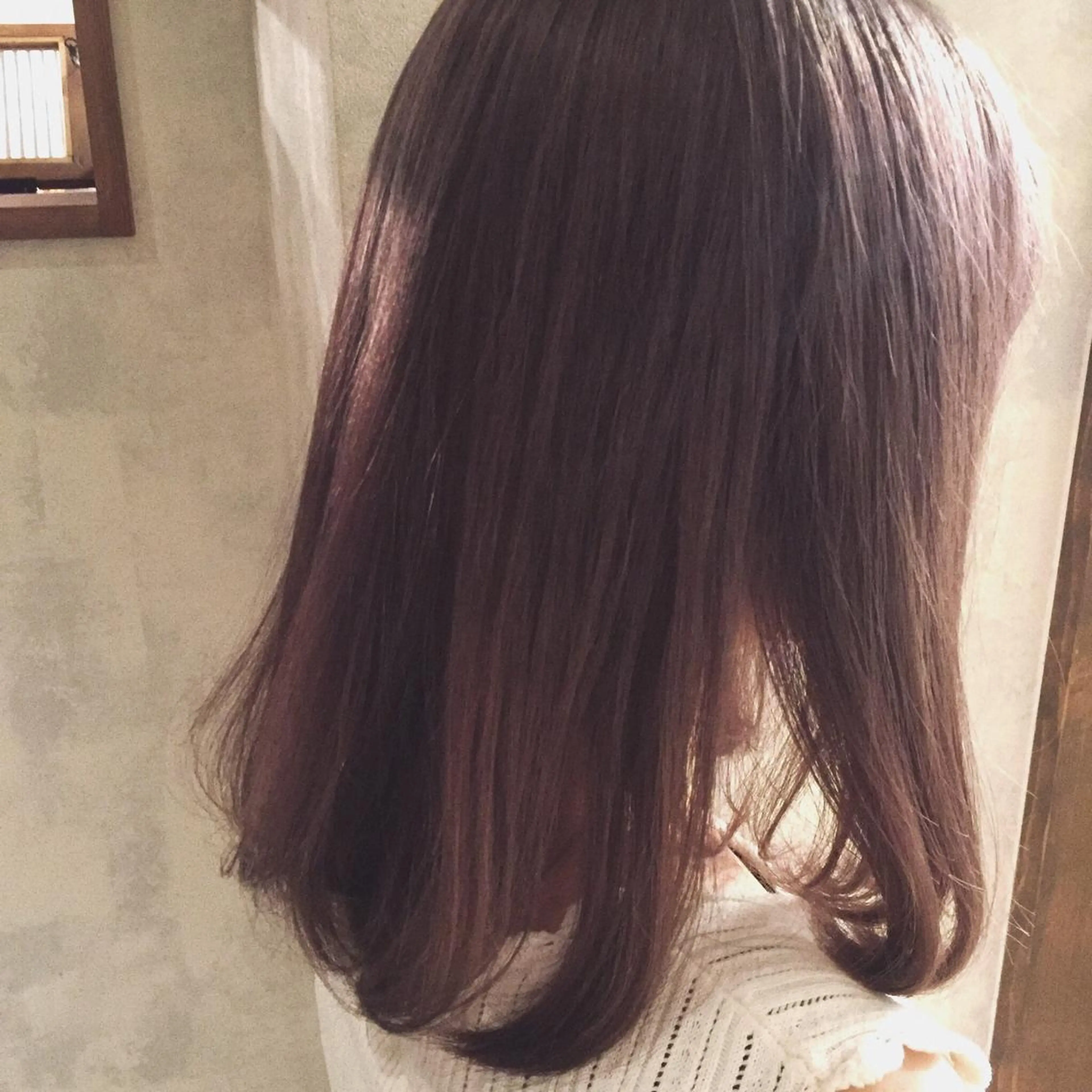 ミディアム カラー 山下 千明のヘアスタイル