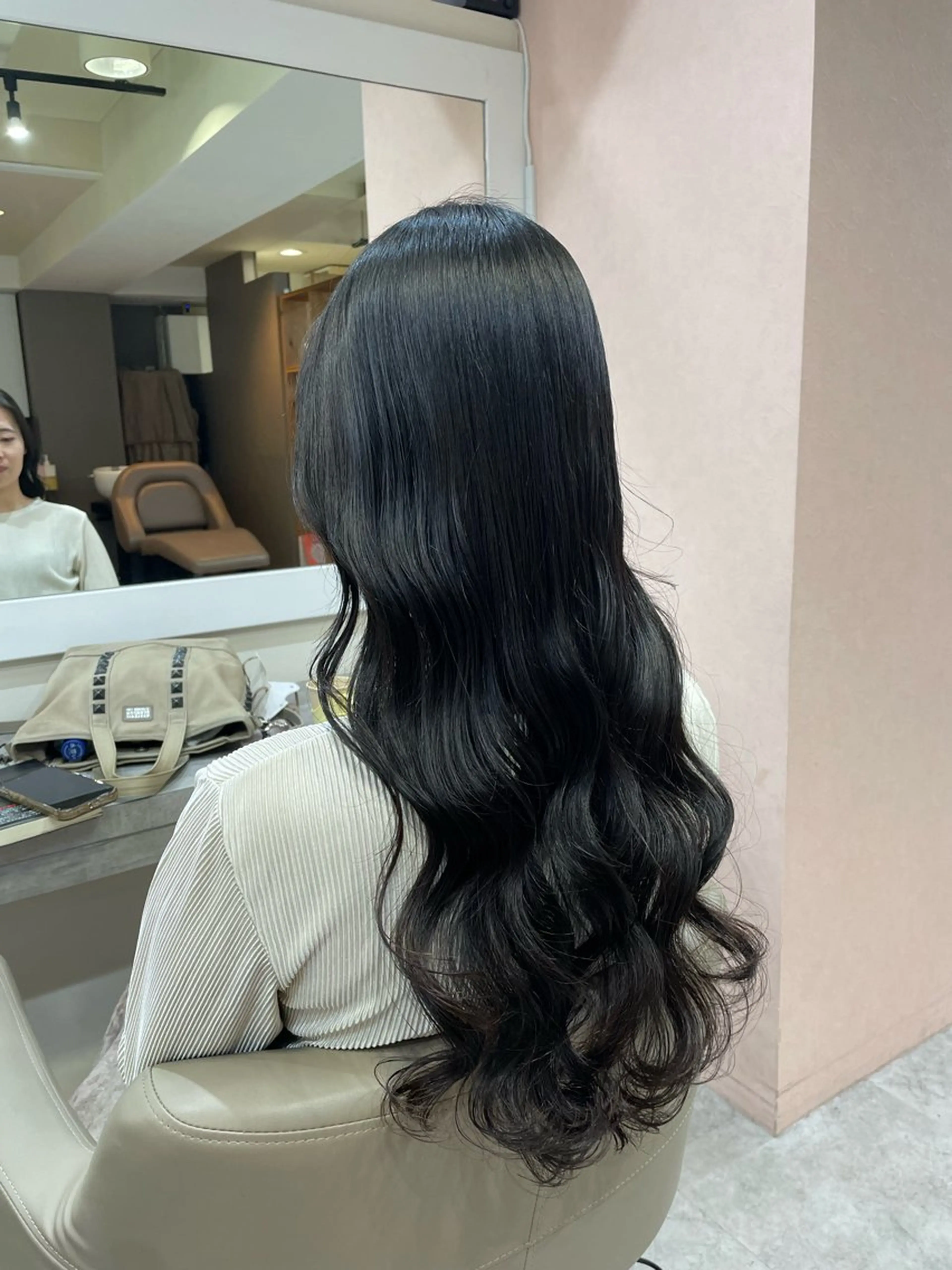 ロング パーマ 韓国風パーマ/ヘア セット/店長みづきのヘアスタイル