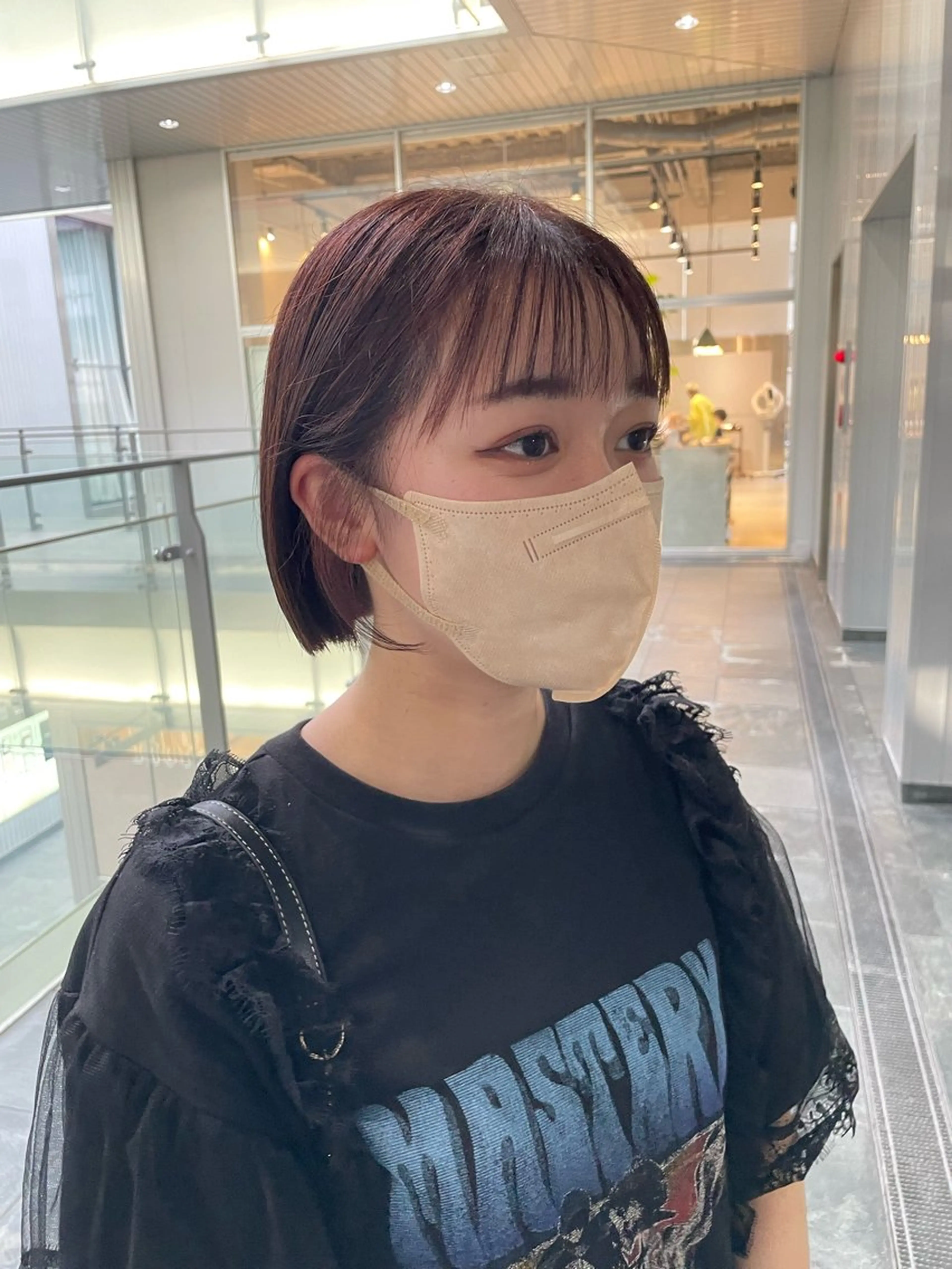 ショート 不破一輝/栄/矢場町 ボブ/レイヤー/艶髪のヘアスタイル