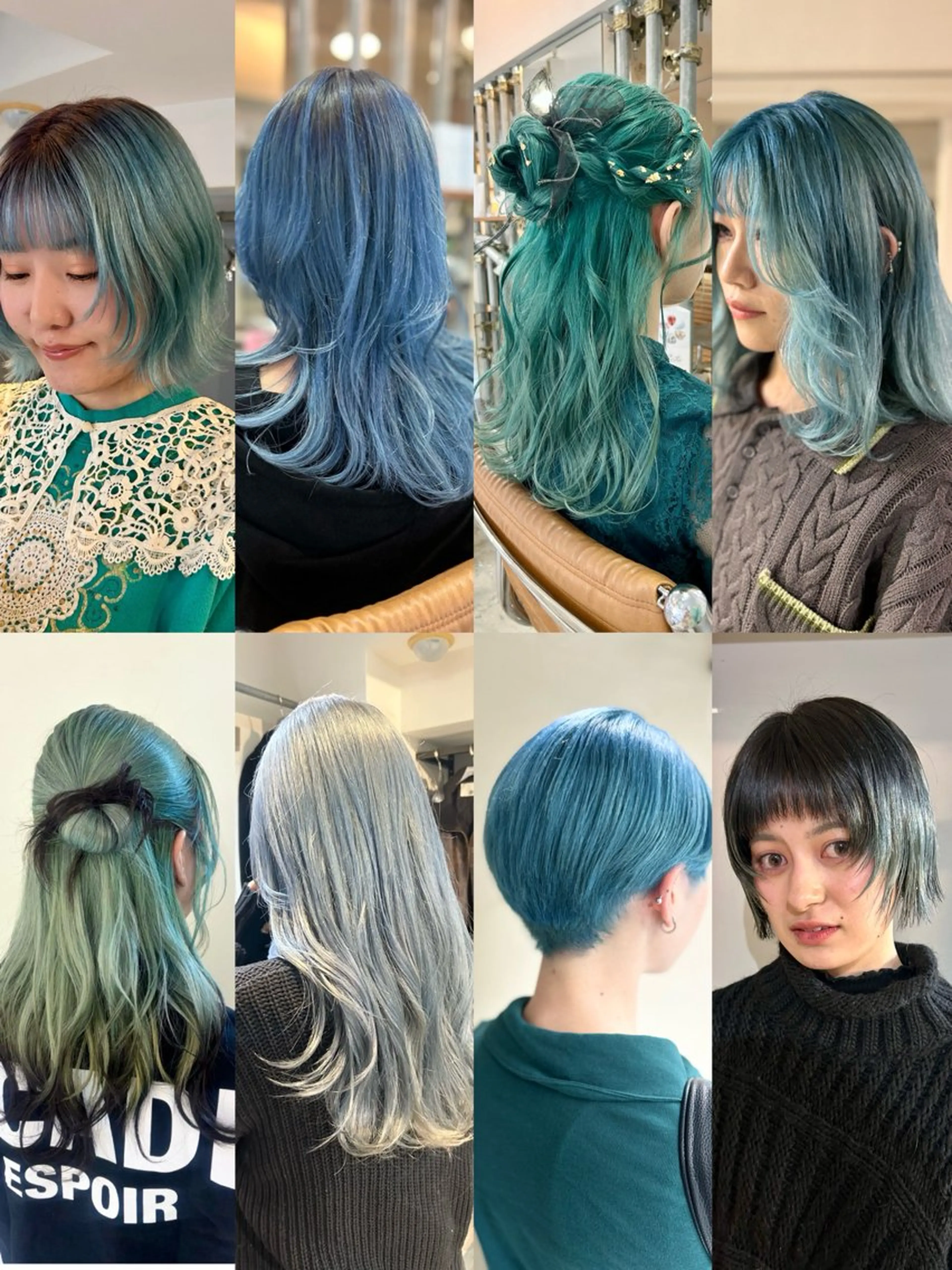 ミディアム ヘアカラー 🤎指名No.1原宿 表参道coii日向花のヘアスタイル