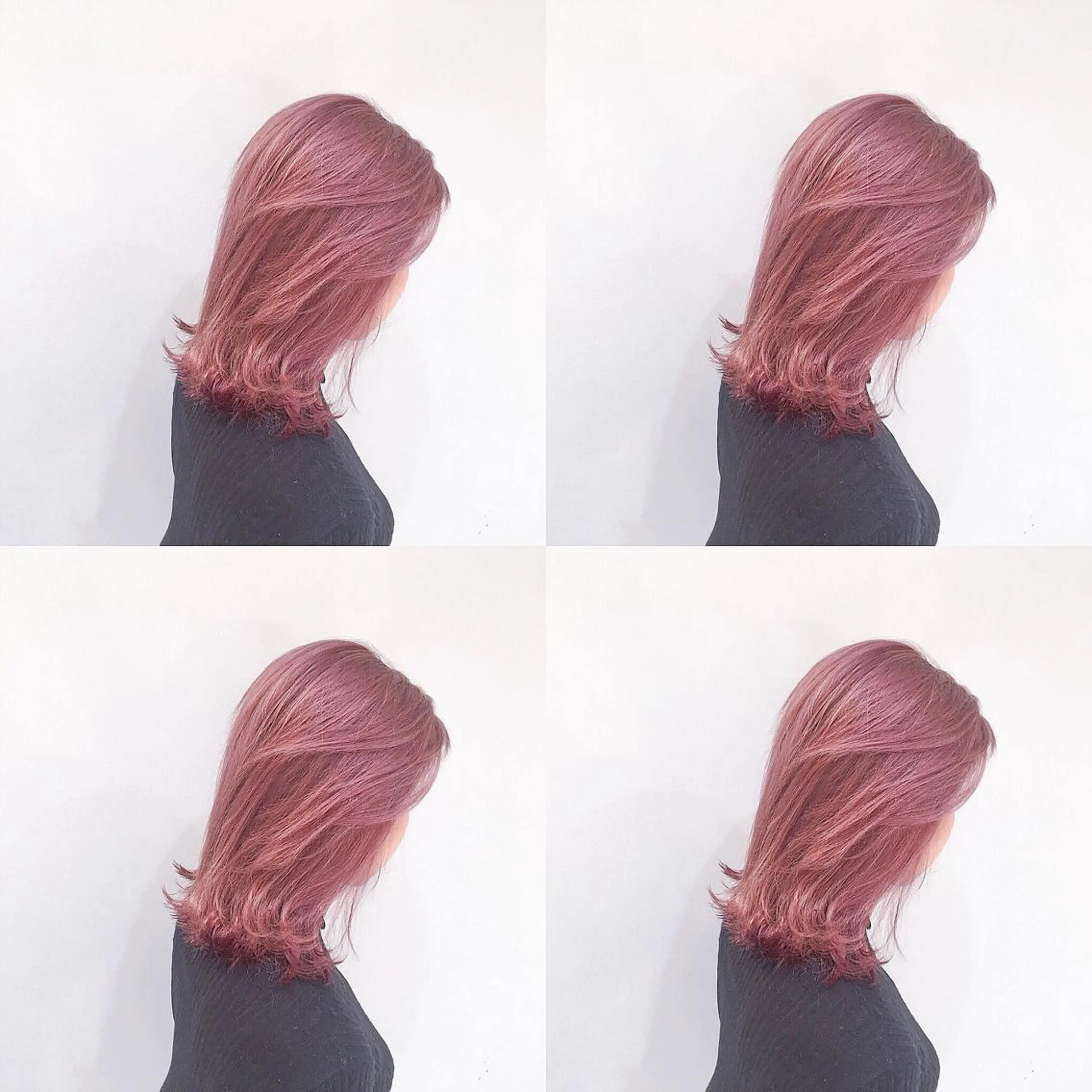 ミディアム カラー なんば髪質改善カラー Ardoreのヘアスタイル