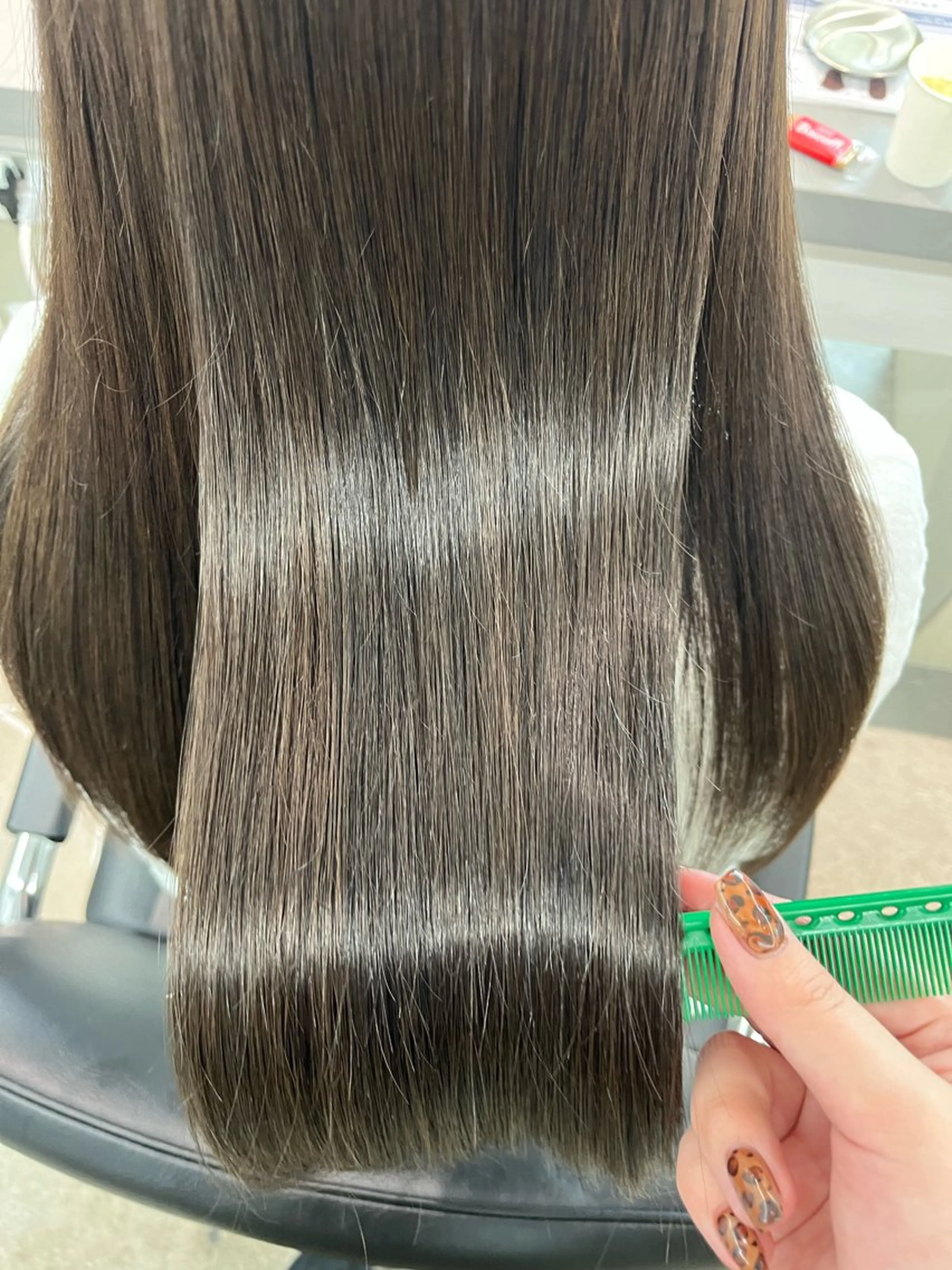 セミロング 暖色ブリーチ ⭐️honokaのヘアスタイル