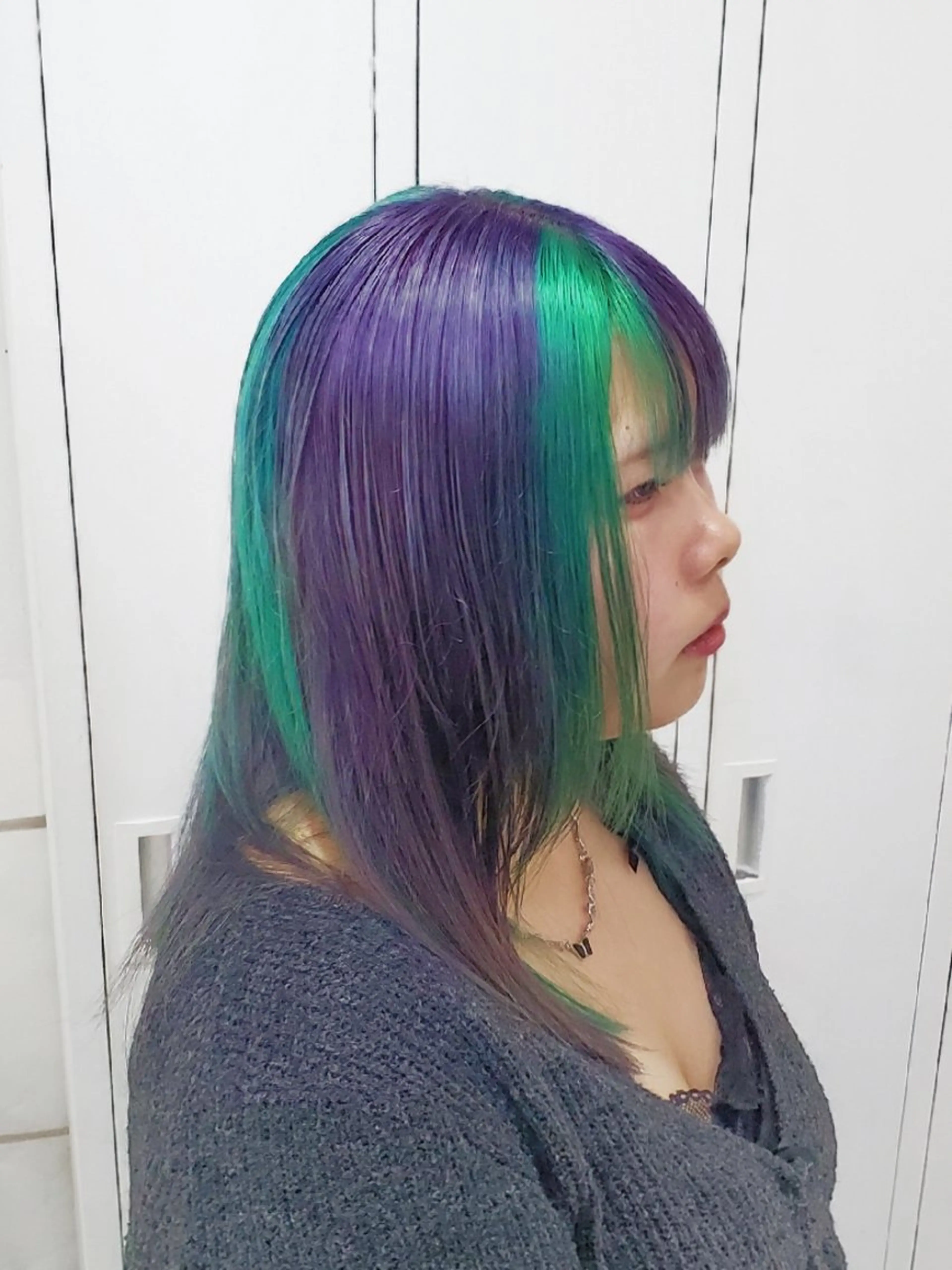 ミディアム カラー ヘアカラー HAIR×design ARUE所属・OTA  SENAのヘアスタイル