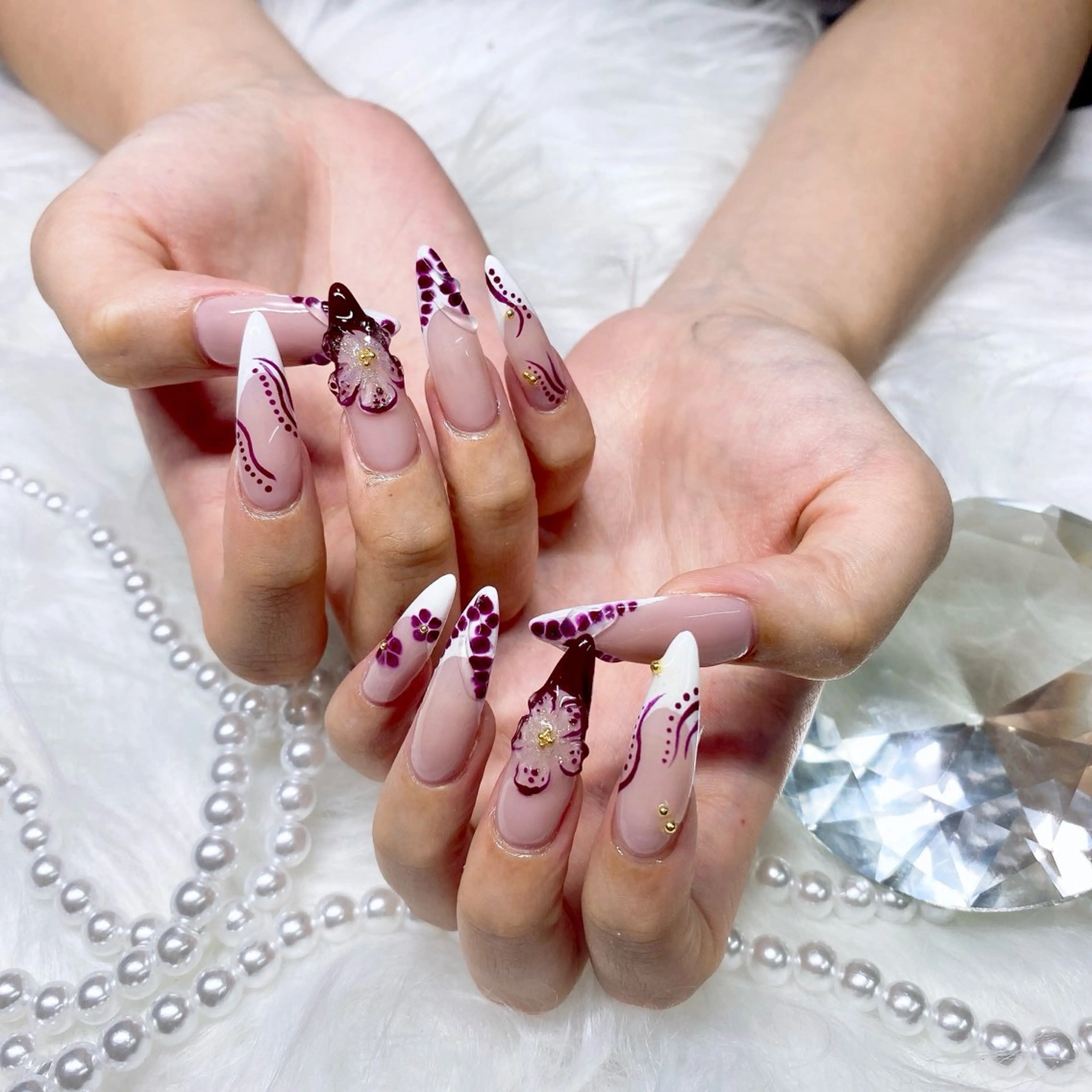 ネイル ハンドネイル ayaka ギャルネイル🎀のネイルデザイン