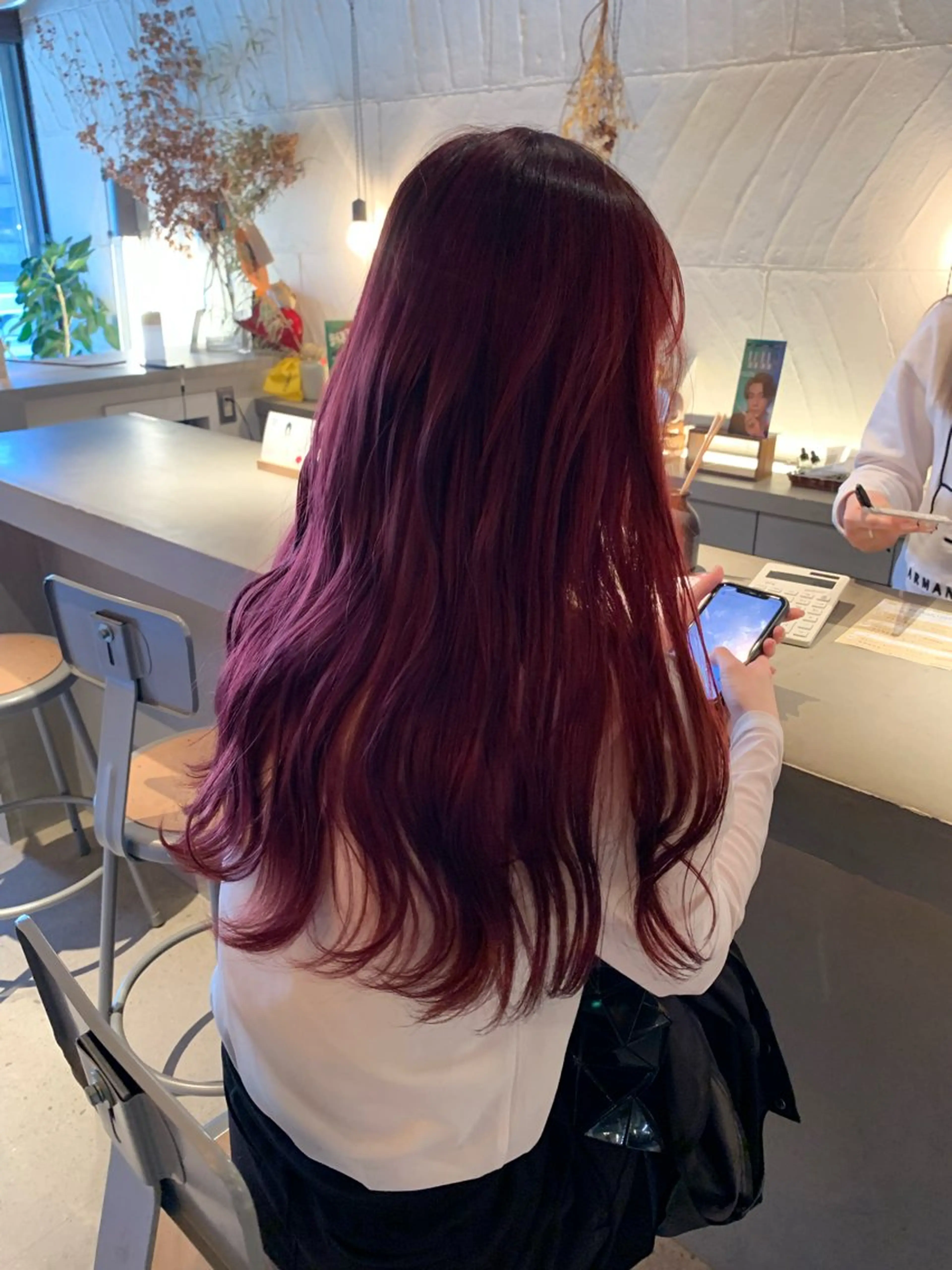 ロング カラー ブリーチ/アレンジ 天満/chihiroのヘアスタイル