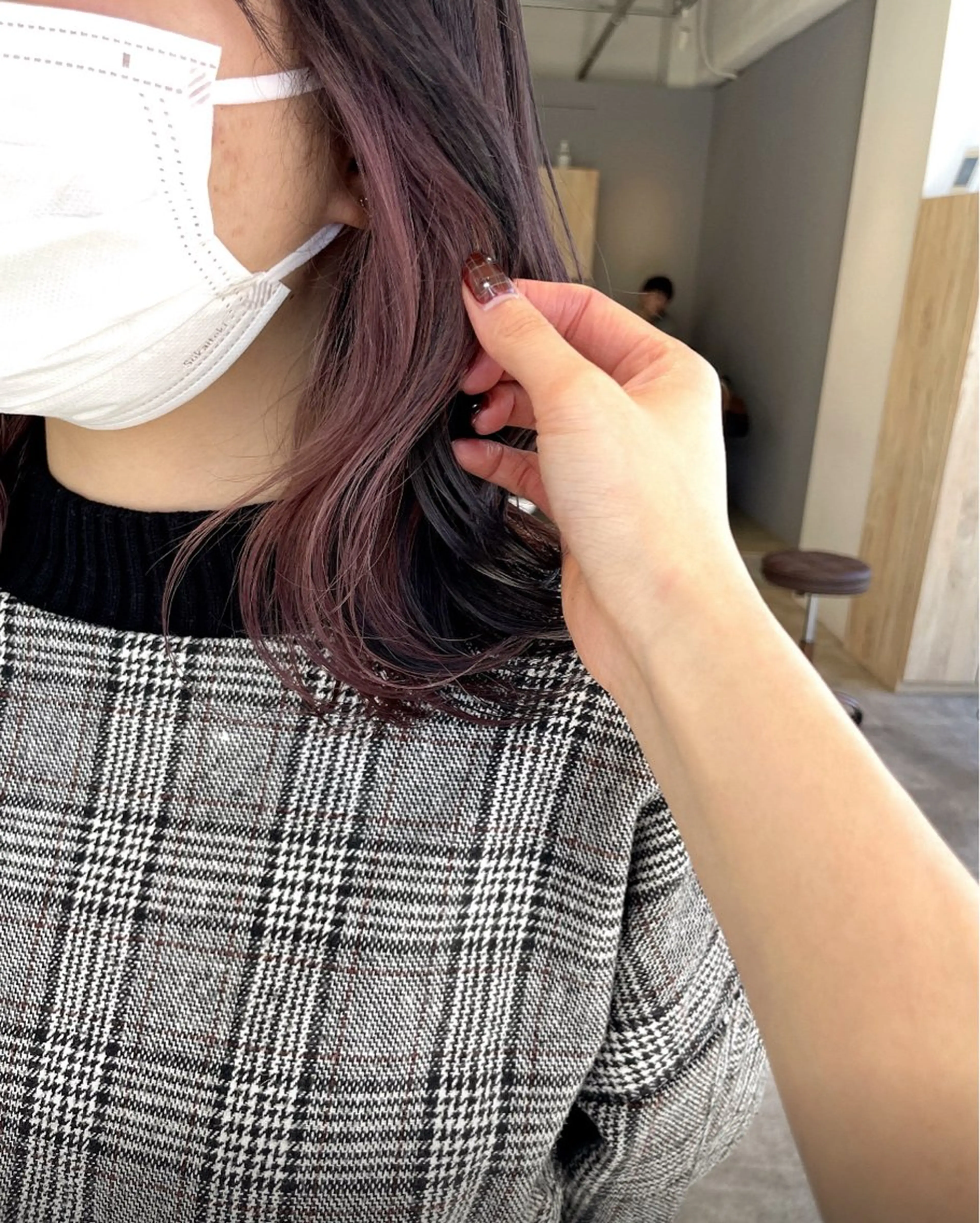 ミディアム カラー ヘアアレンジ カット ヘアカラー yuka🥕 橿原神宮前のヘアスタイル