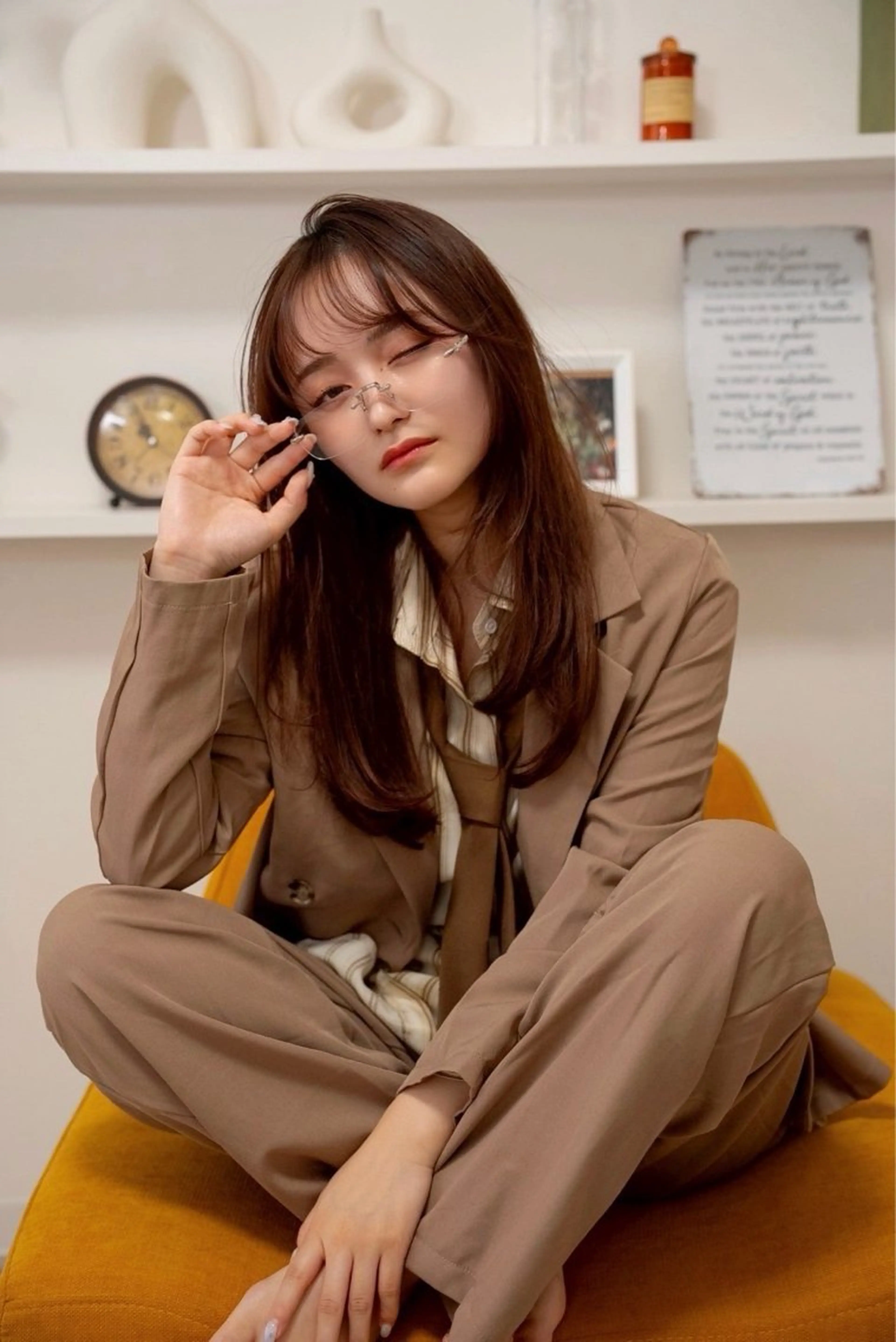 ミディアム Farbe🤍 女性限定のヘアスタイル