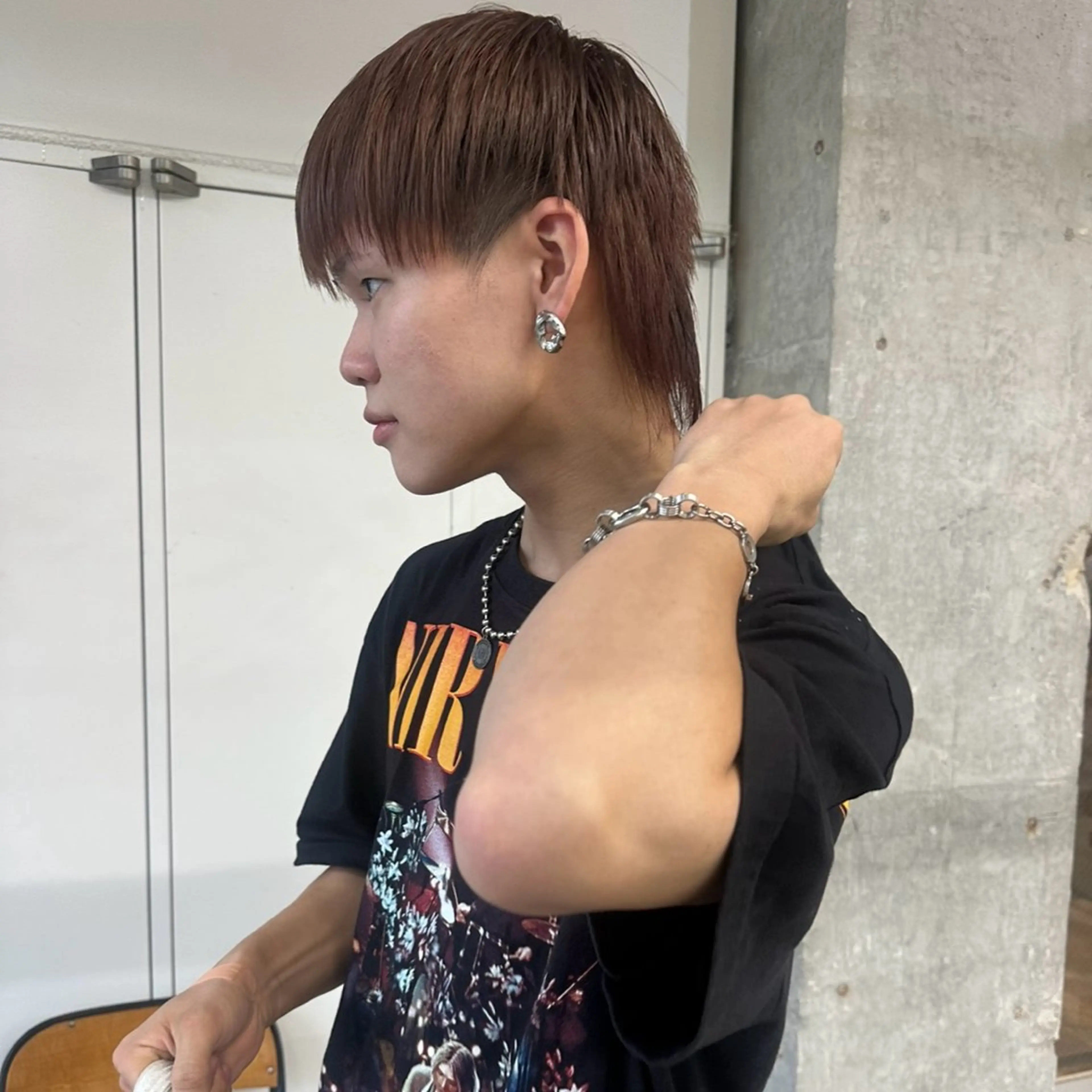 カラー メンズ myu 🐈‍⬛のヘアスタイル