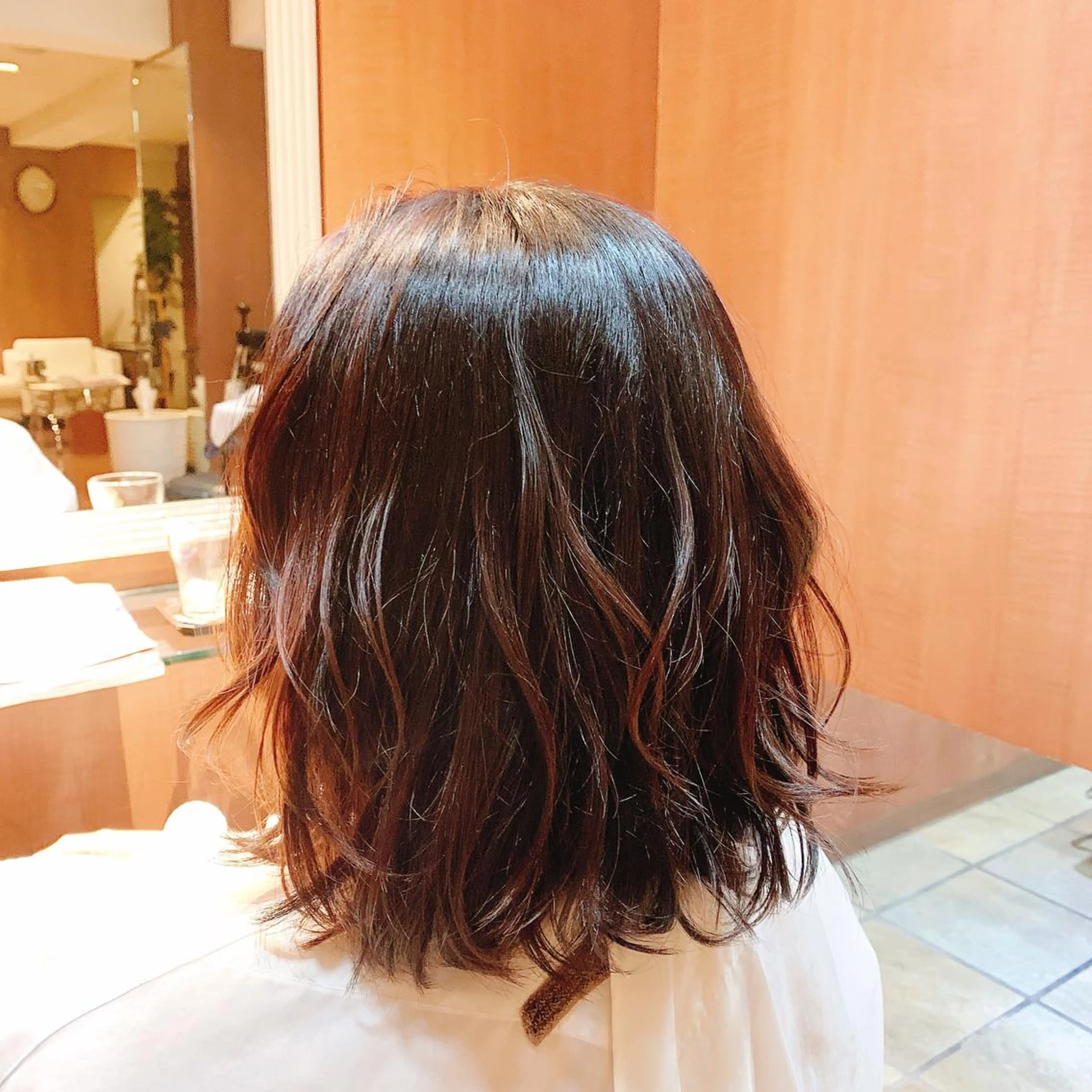 ミディアム カラー 武田尚子🌸 自然に仕上がる矯正のヘアスタイル