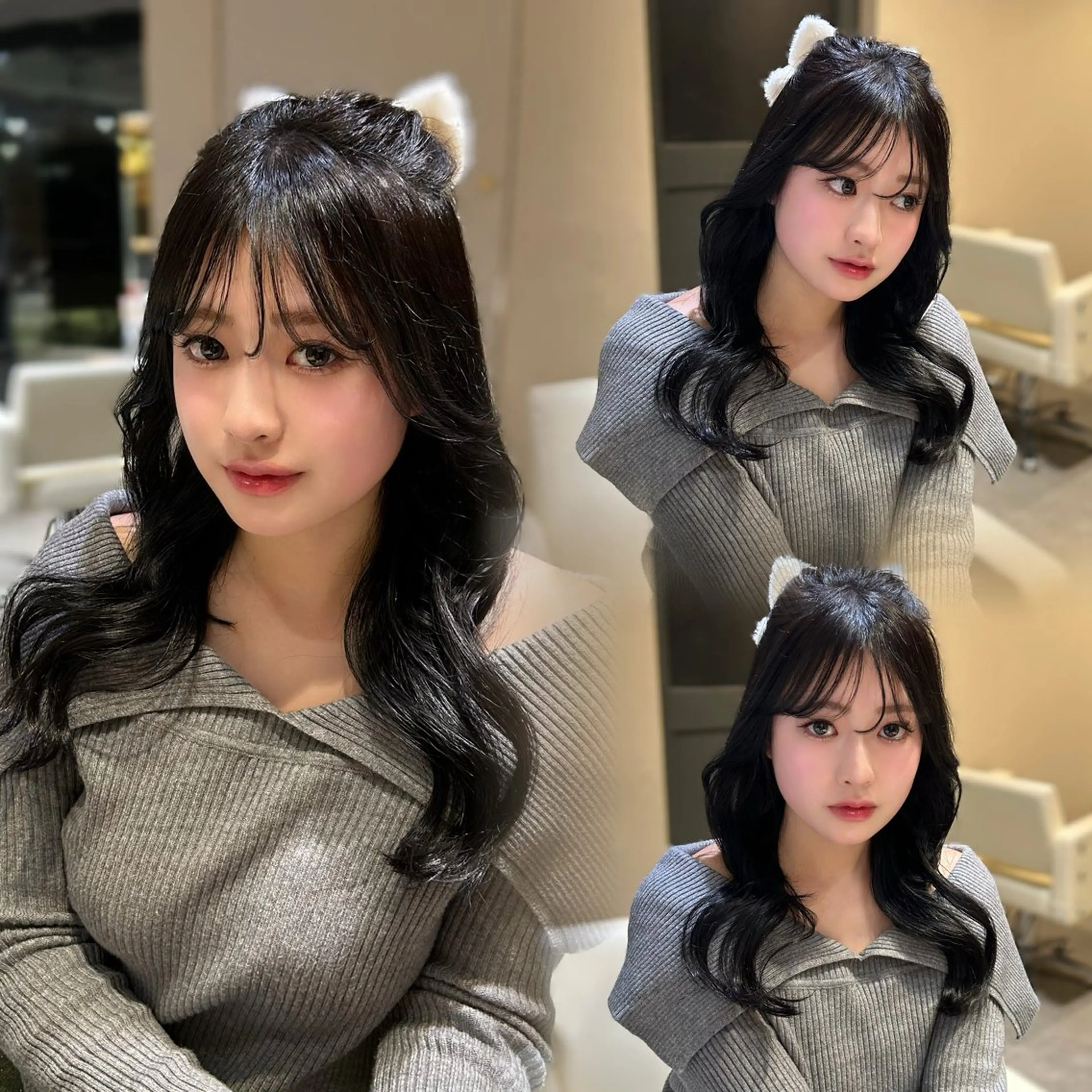 ロング 谷 亜澄のヘアスタイル