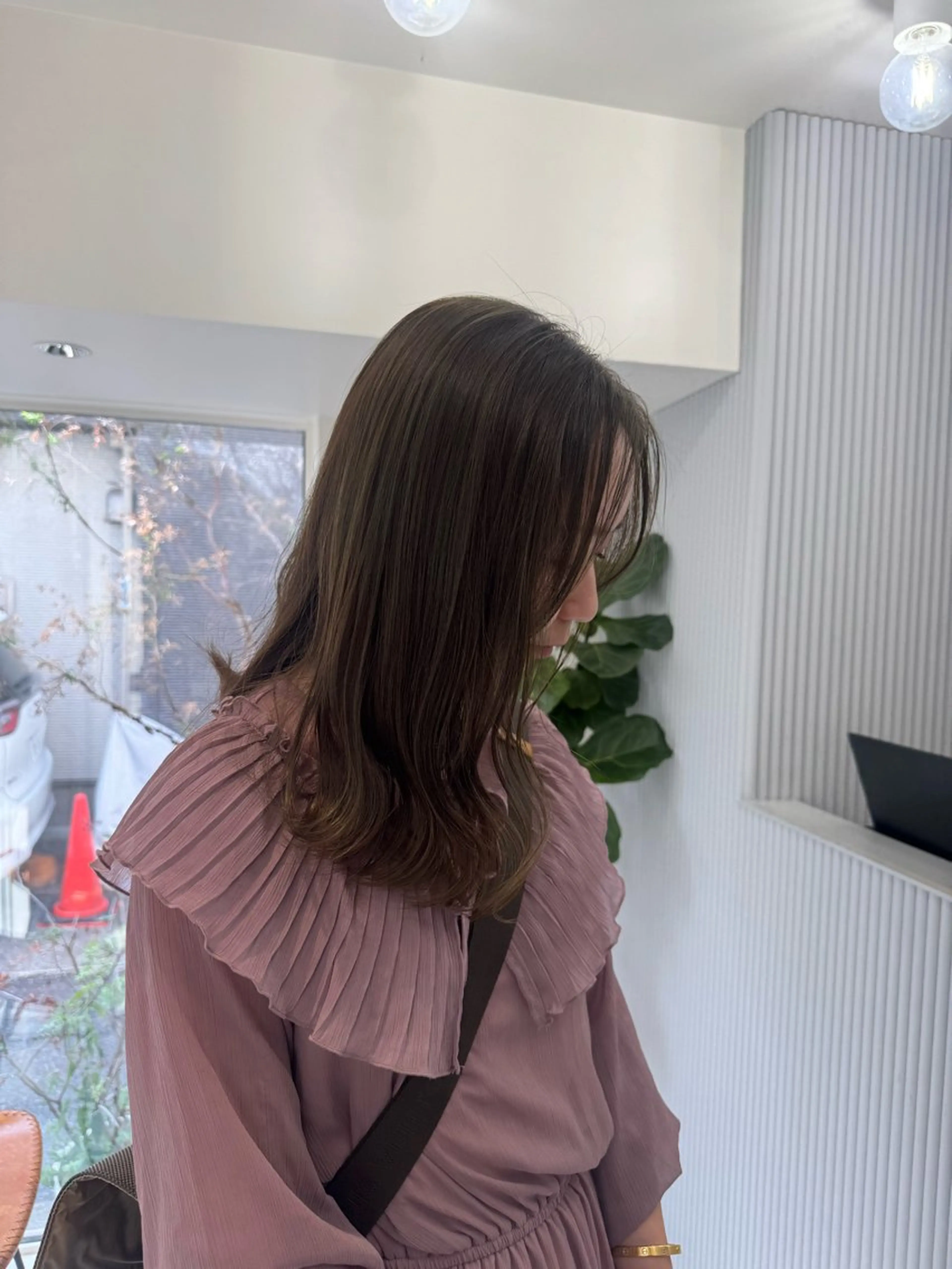 ミディアム カラー オリーブカラー カット ヘアカラー Lomalia 🤍🫧/makoのヘアスタイル
