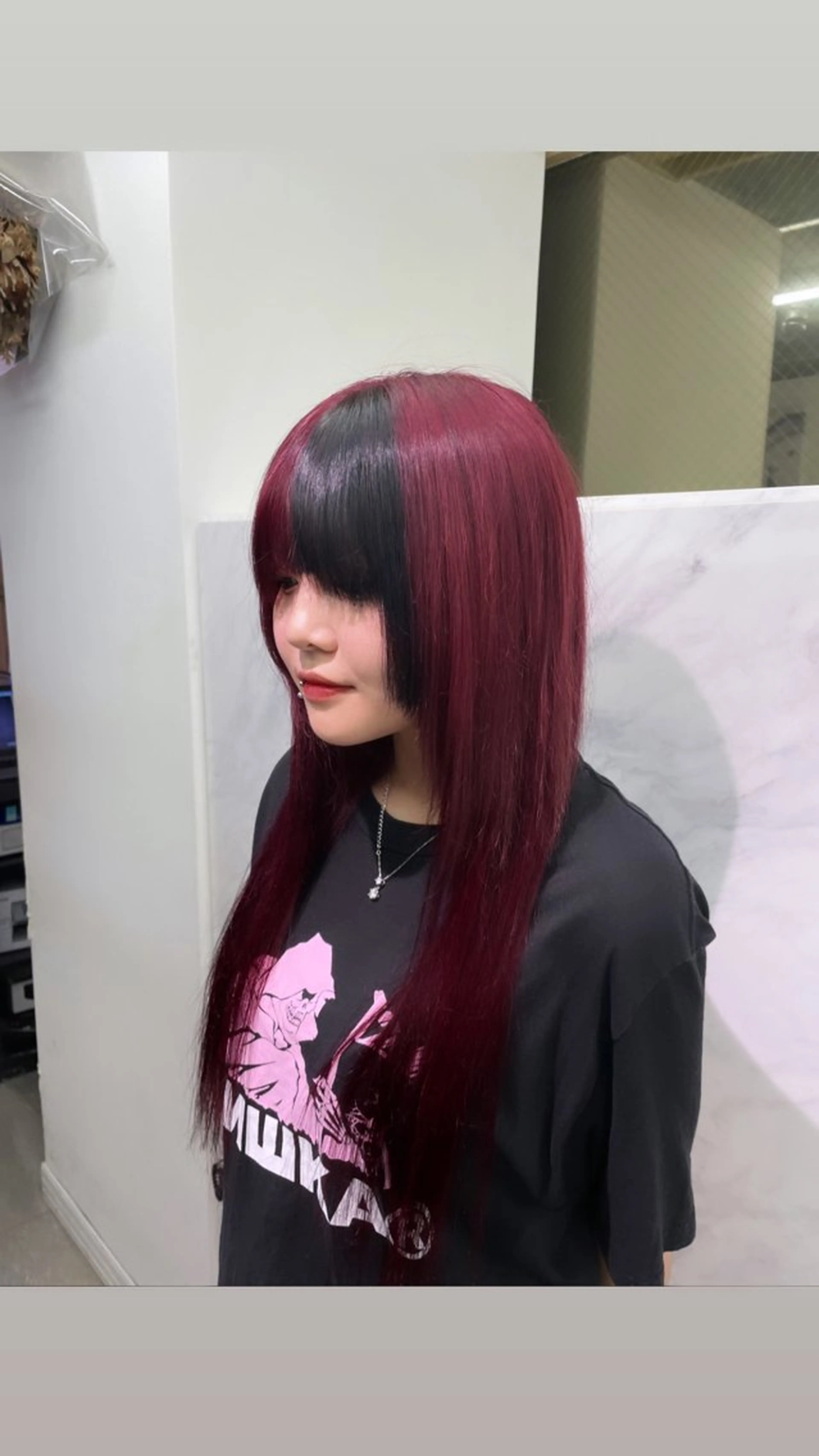 ロング カラー ヘアアレンジ プルエクステ エクステ ロング ヘアカラー エクステ 🎀プルエクステ みまひかる🎀のヘアスタイル