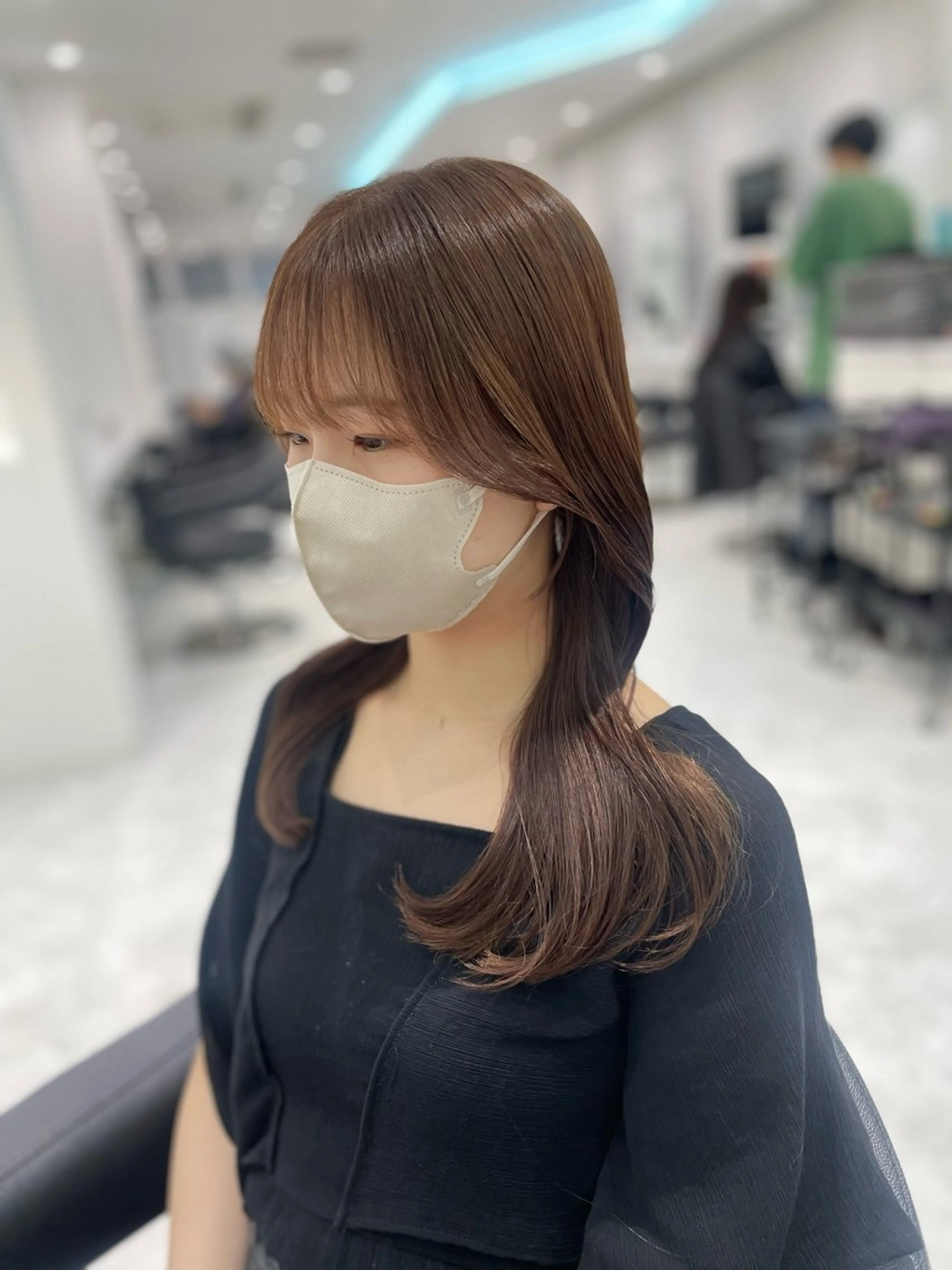 セミロング カラー 🌿透明感赤み消し Keishin🌿のヘアスタイル