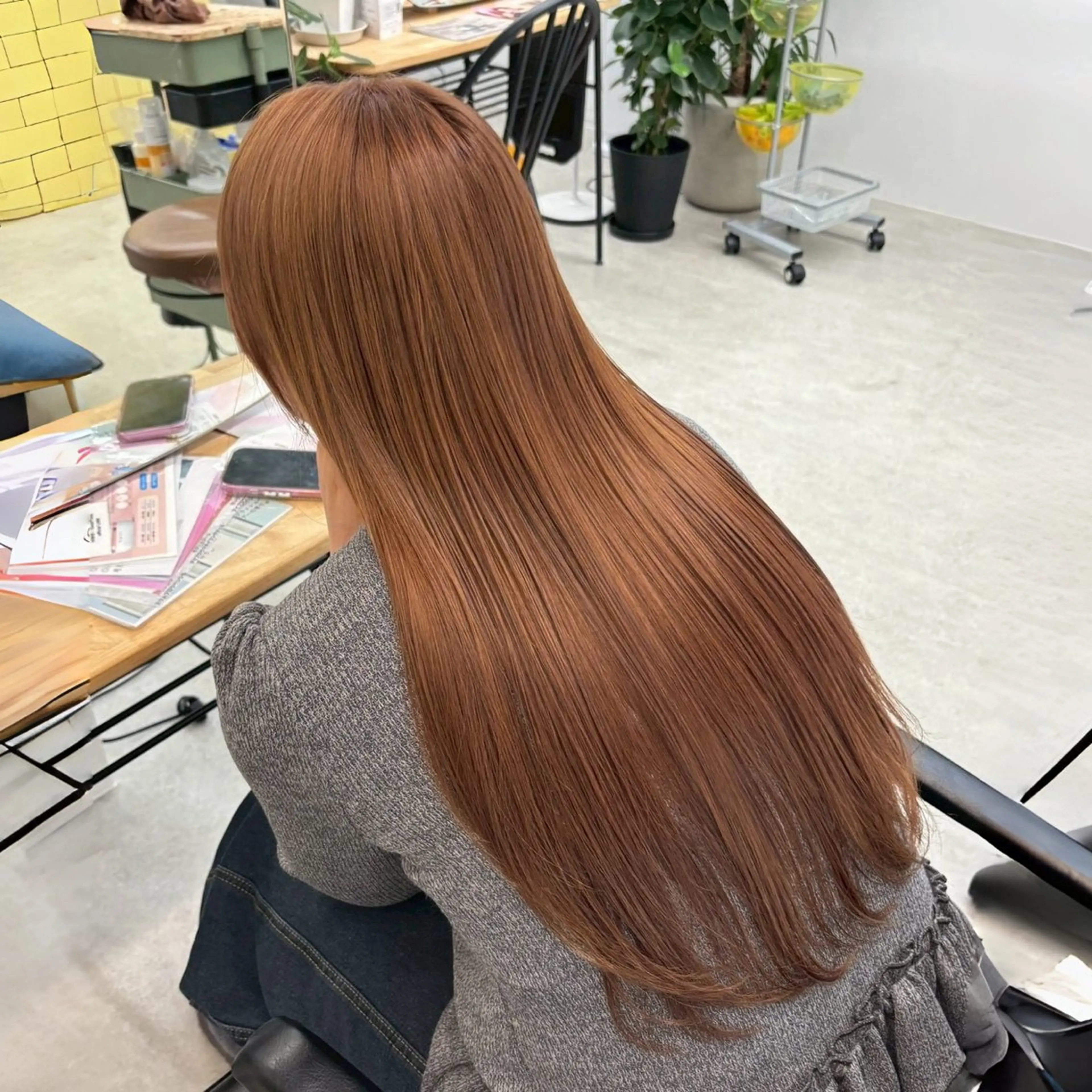 ロング トリートメント 横浜カラーモデル/ オージュア/ミユ🐰のヘアスタイル