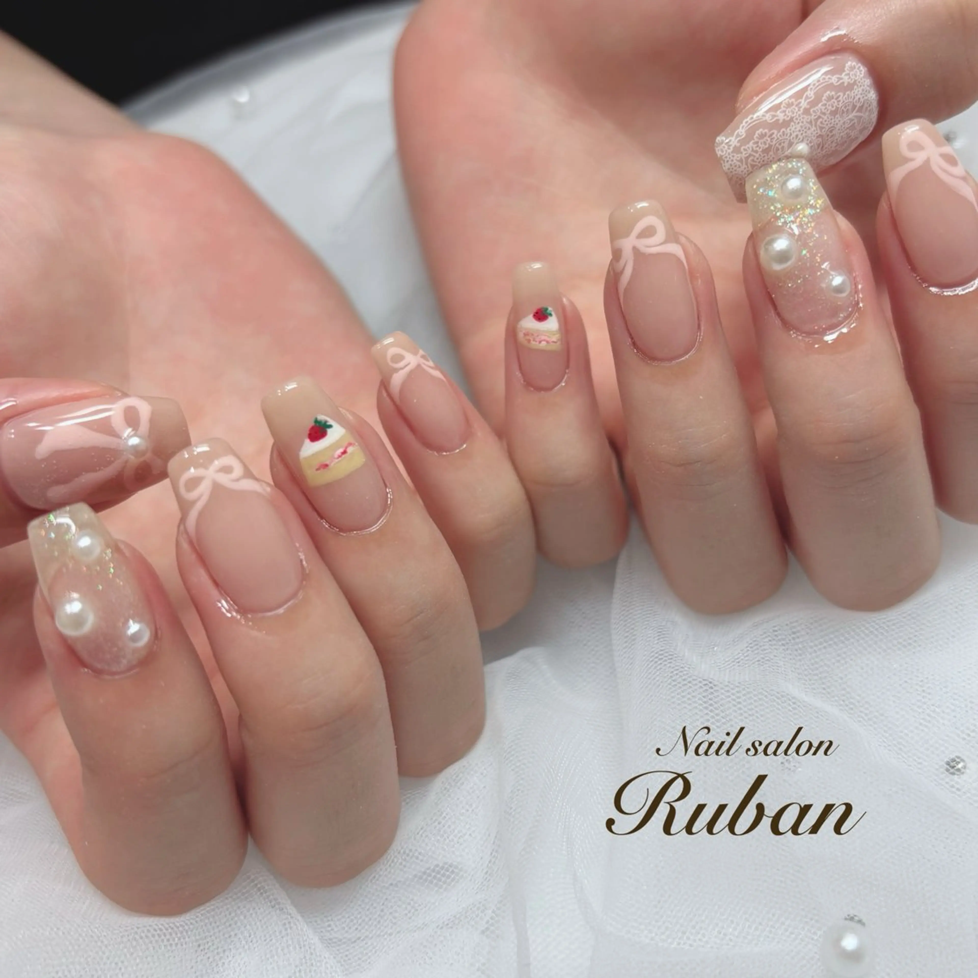 ネイル アートネイル 持ち込み リボン Nail salon Ruban所属・Nail salon Rubanのネイルデザイン