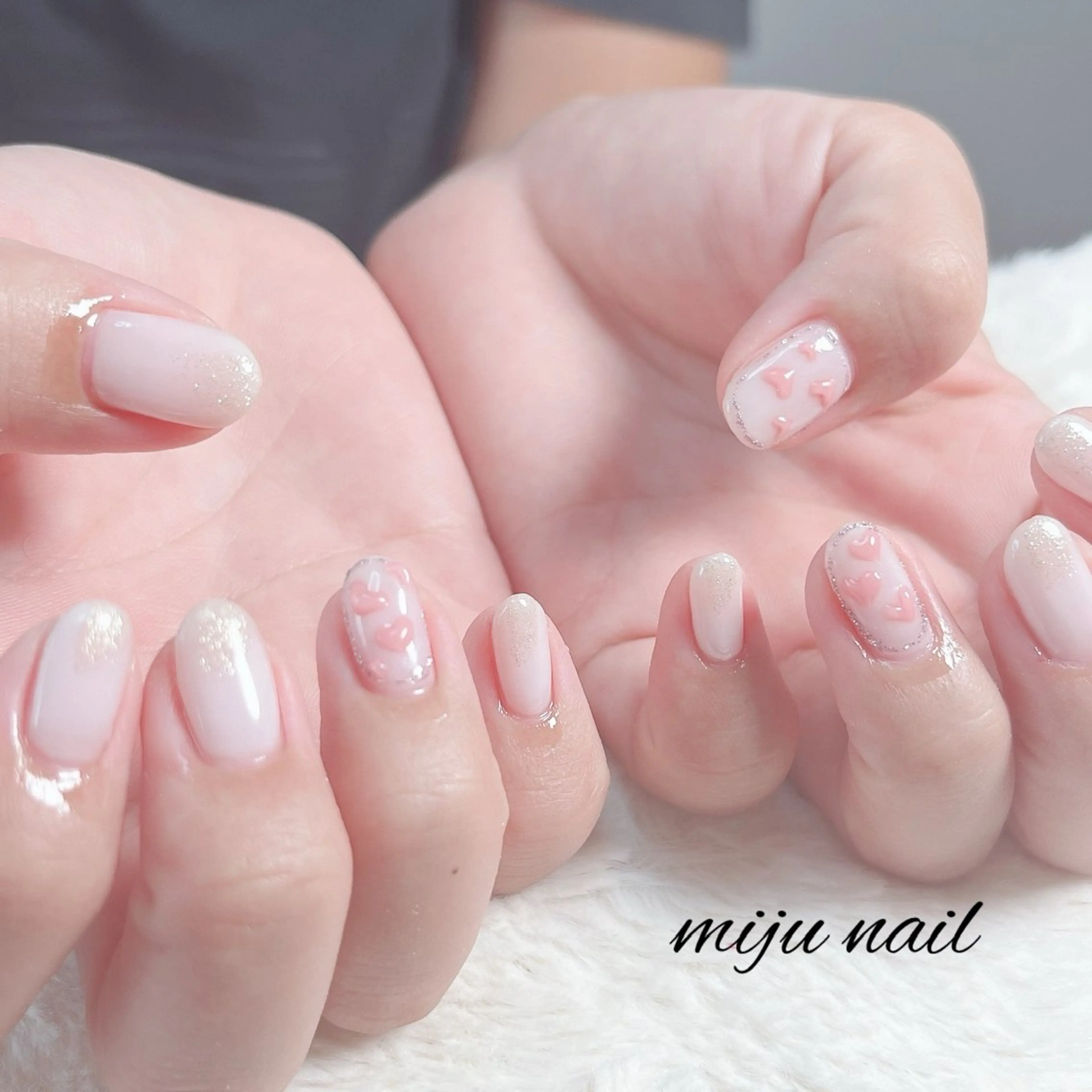 ネイル ❁miju nail 大人上品/自爪育成のネイルデザイン