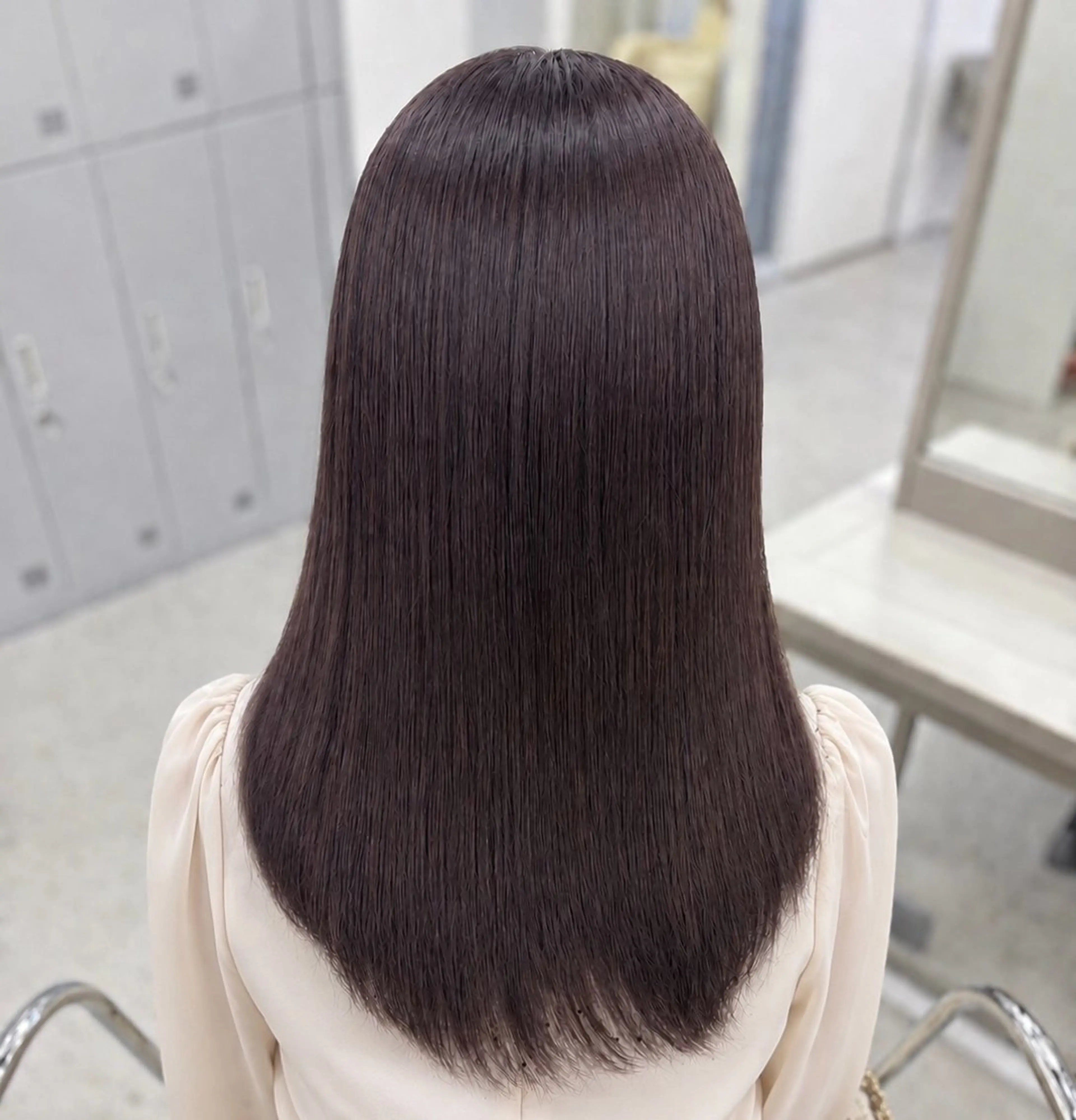 カラー ブラウンカラー ラベンダーカラー ヘアカラー Hina／COCO ／艶カラーのヘアスタイル