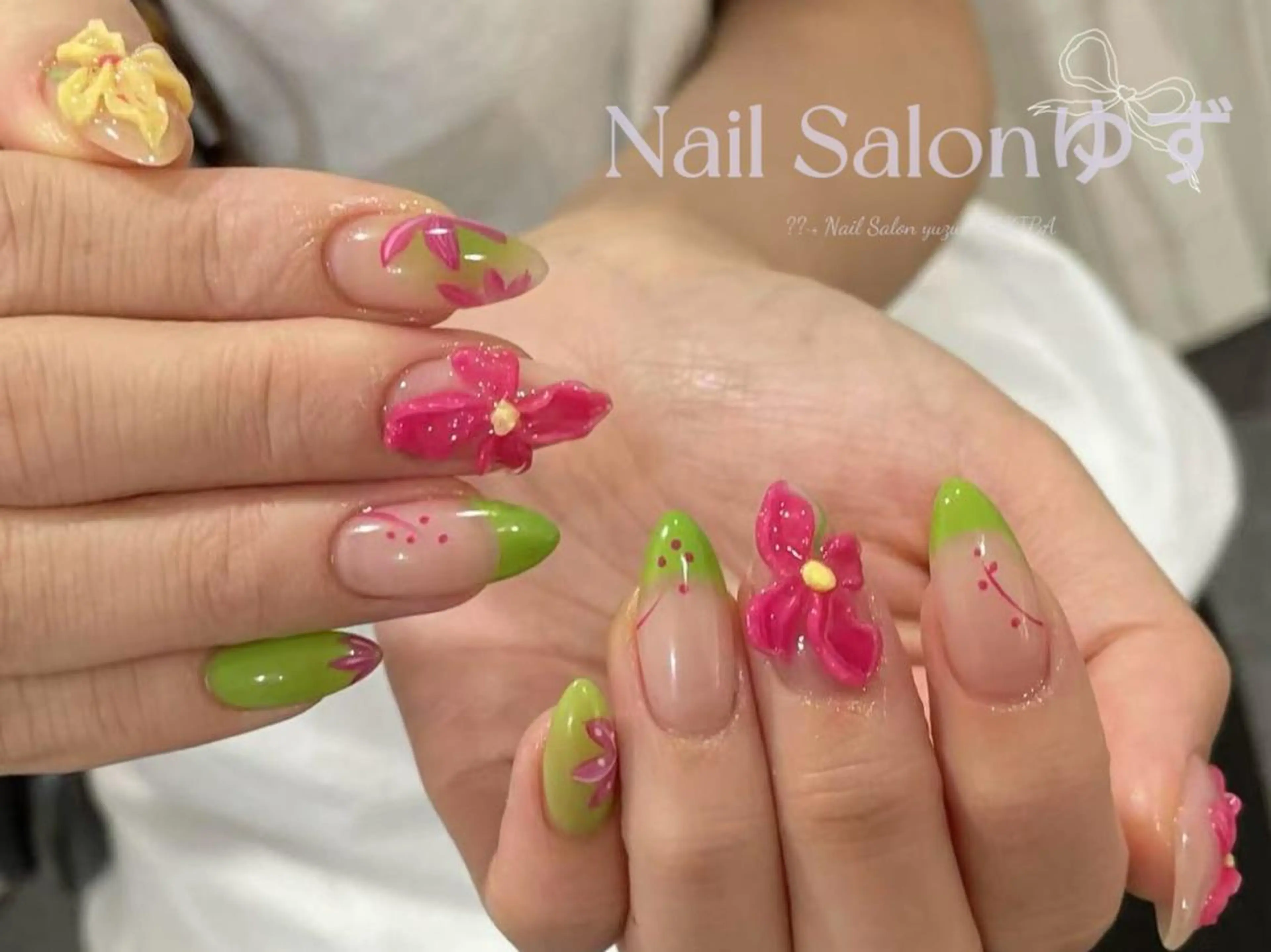 ネイル ハンドネイル MAKI💚💚💚 秋葉原.のネイルデザイン