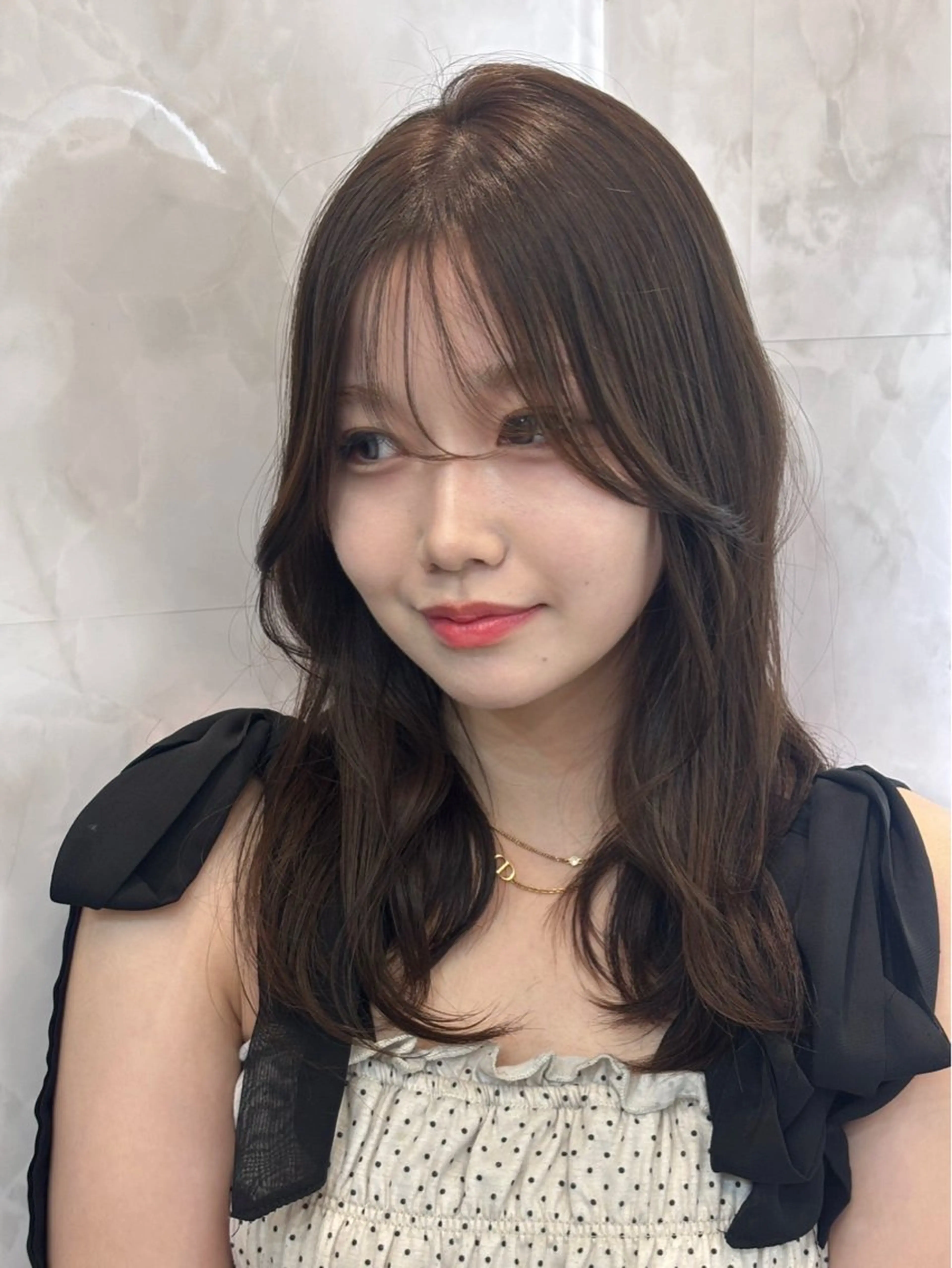 ミディアム SigmaLatte _momokaのヘアスタイル