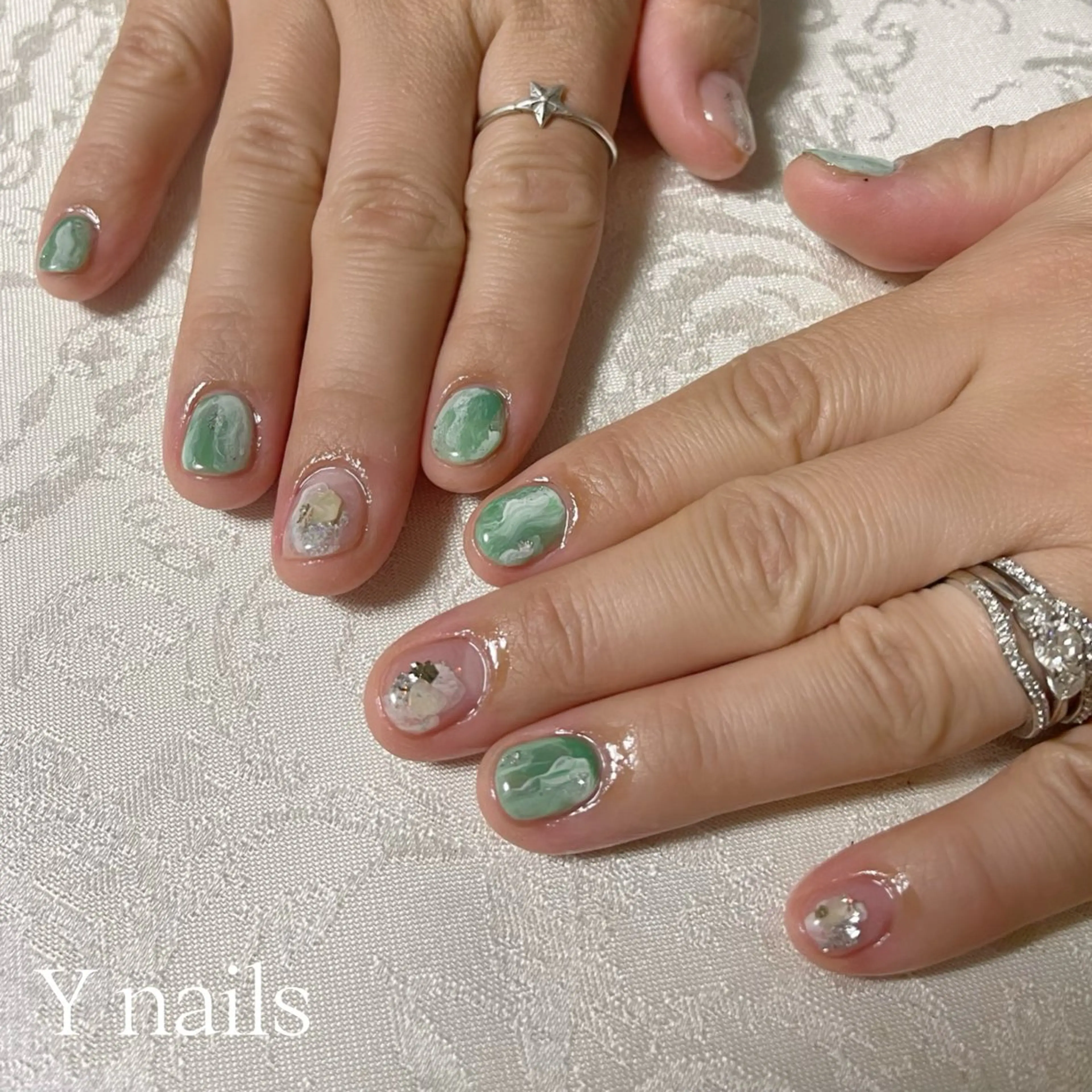 ネイル ニュアンスネイル ハンドネイル 沖縄 Y nailsのネイルデザイン