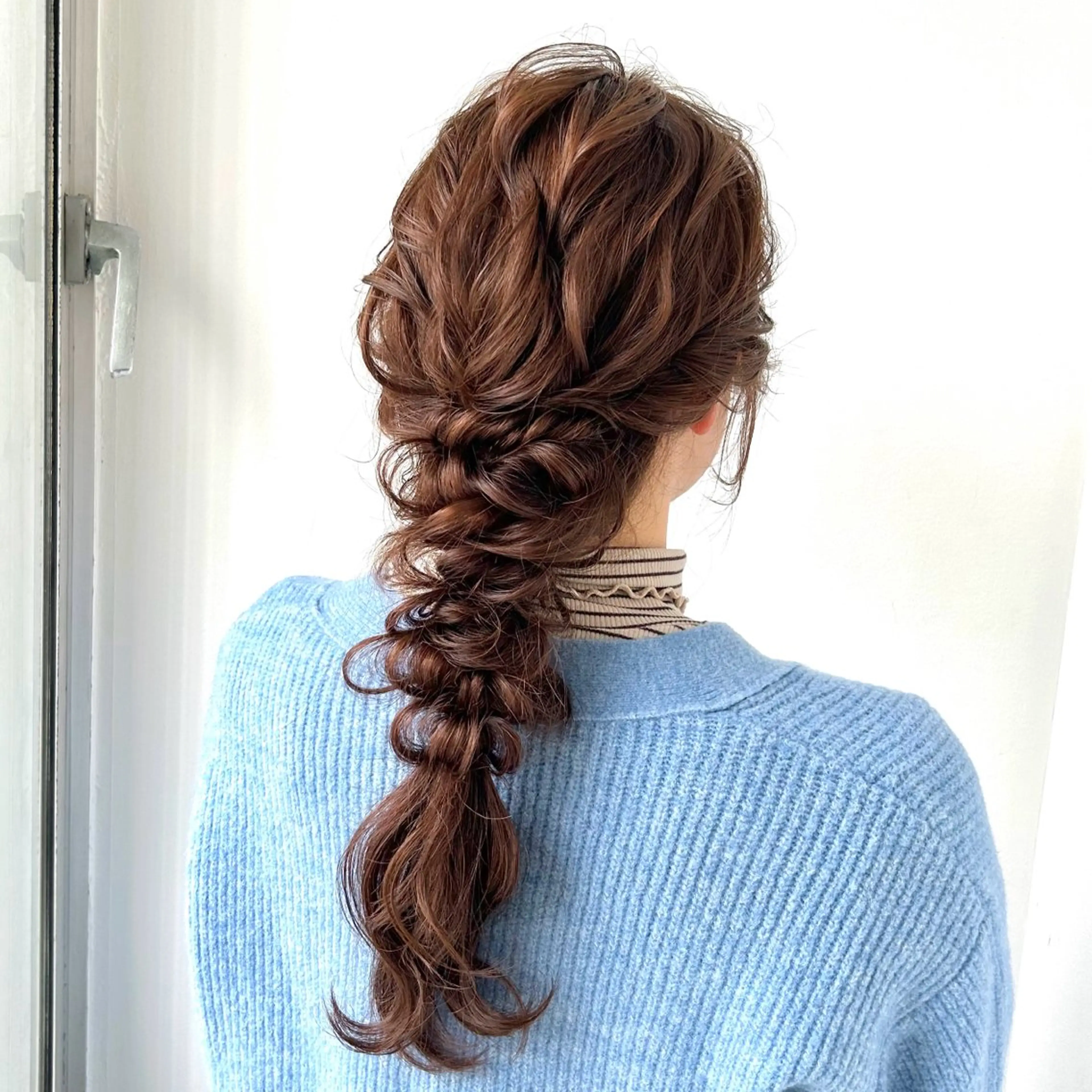 ロング ヘアアレンジ ロング ヘアセット レイヤー/nail COCOROのヘアスタイル