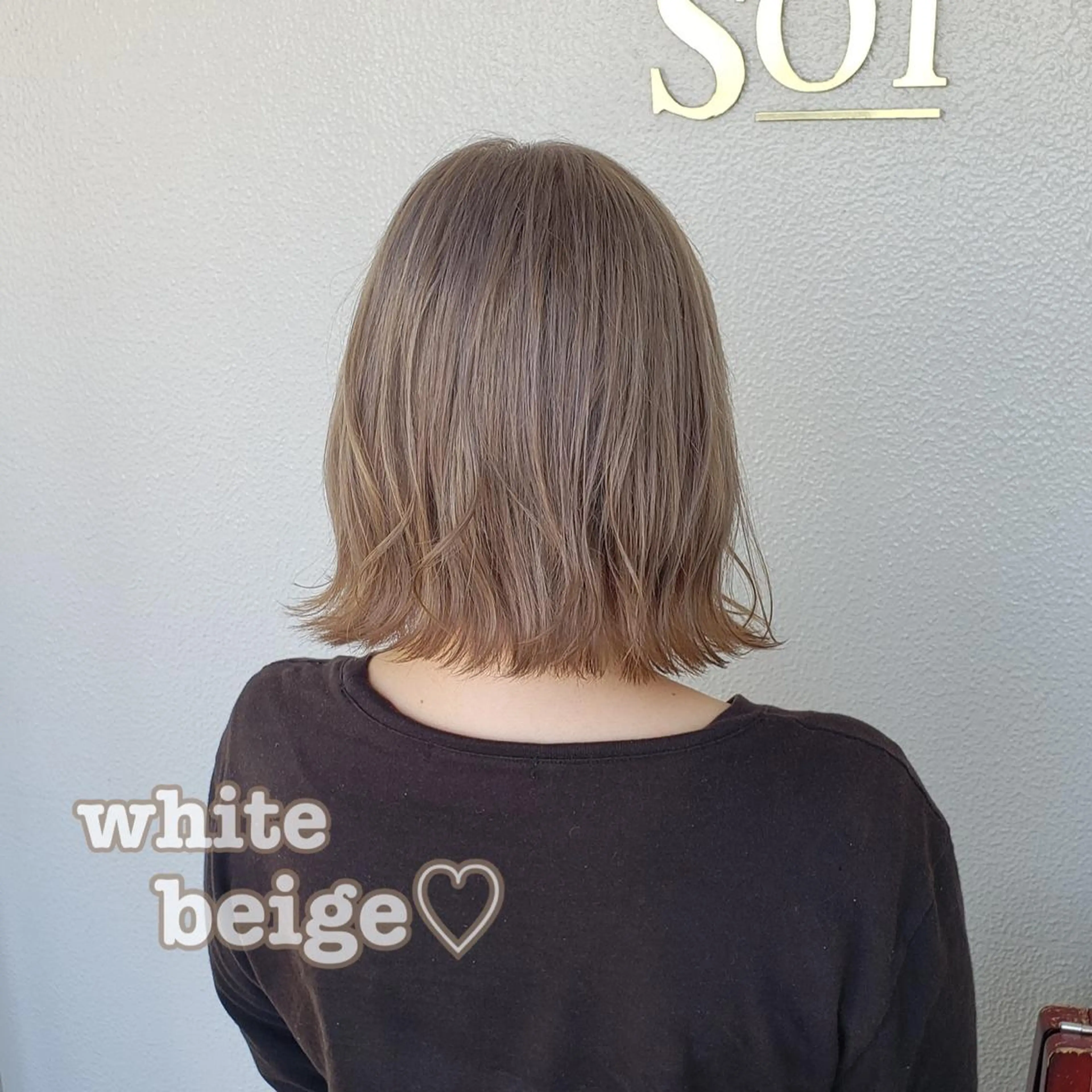 ミディアム カラー 神谷 涼のヘアスタイル