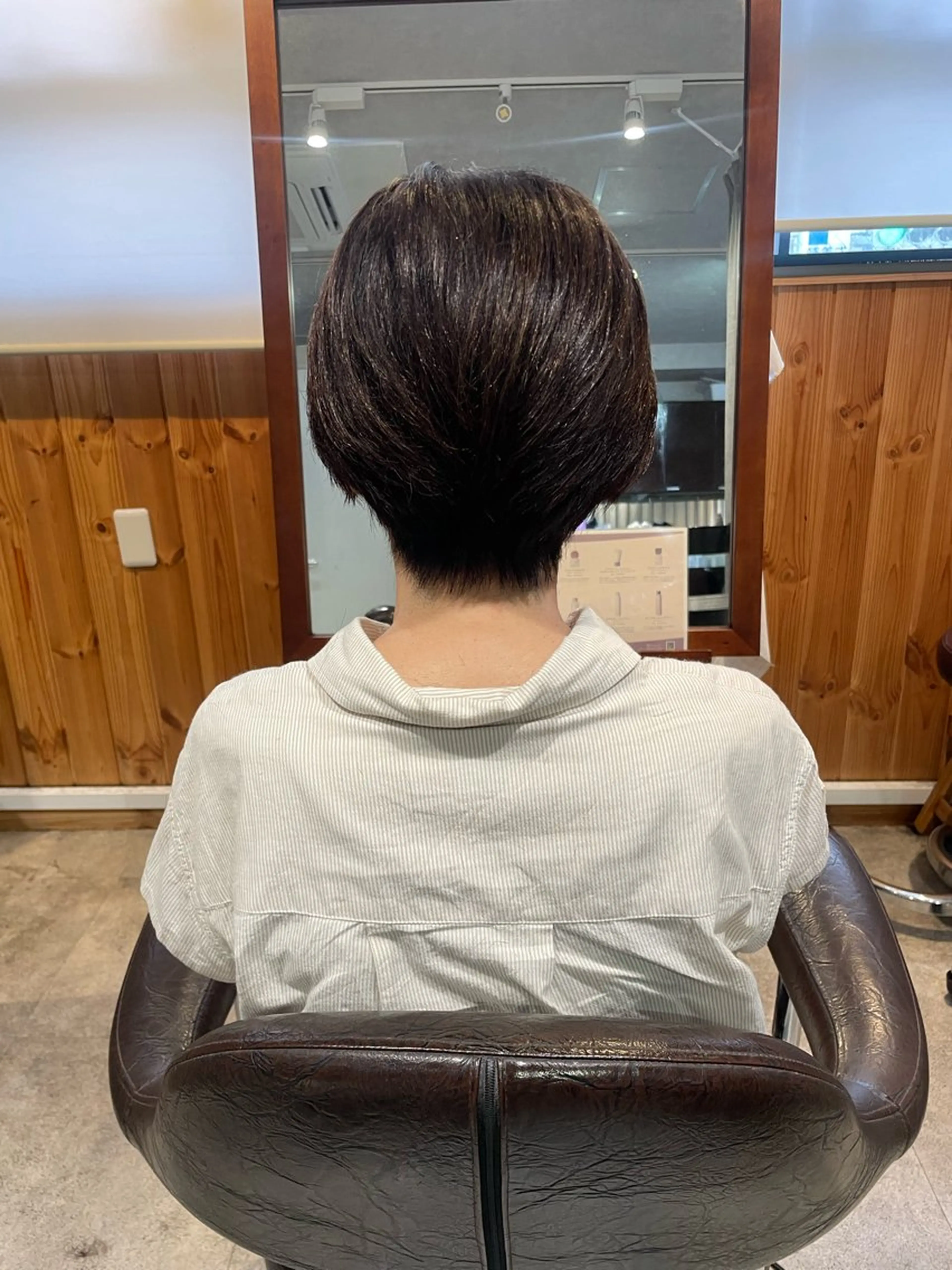 ショート カラー アッシュ アッシュブラウン ブラウンカラー ショートヘア カット ヘアカラー トリートメント 髪質改善/Bloss om🌷高橋沙衣のヘアスタイル