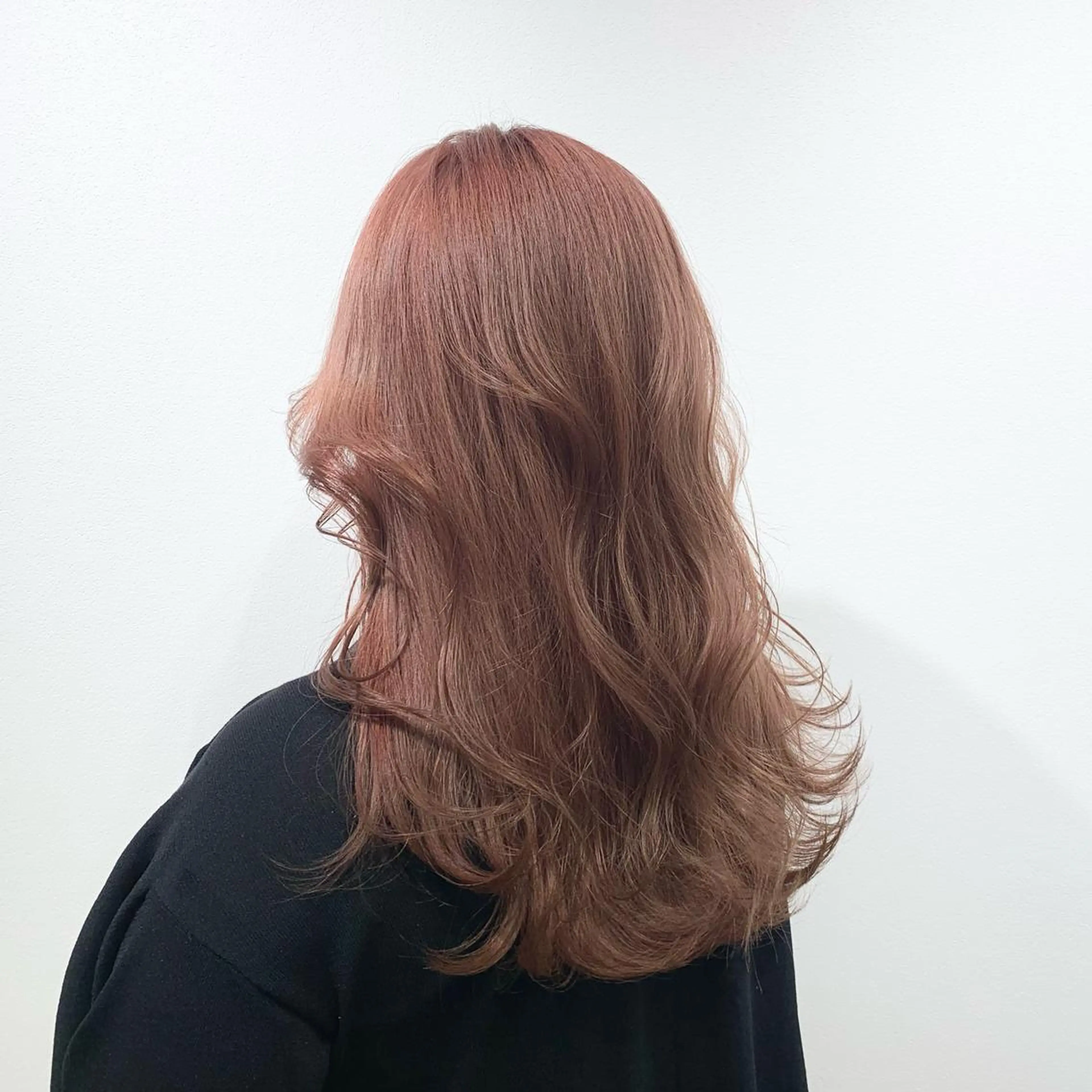 ロング カラー ヘアアレンジ キヨミ 韓国レイヤーカットのヘアスタイル