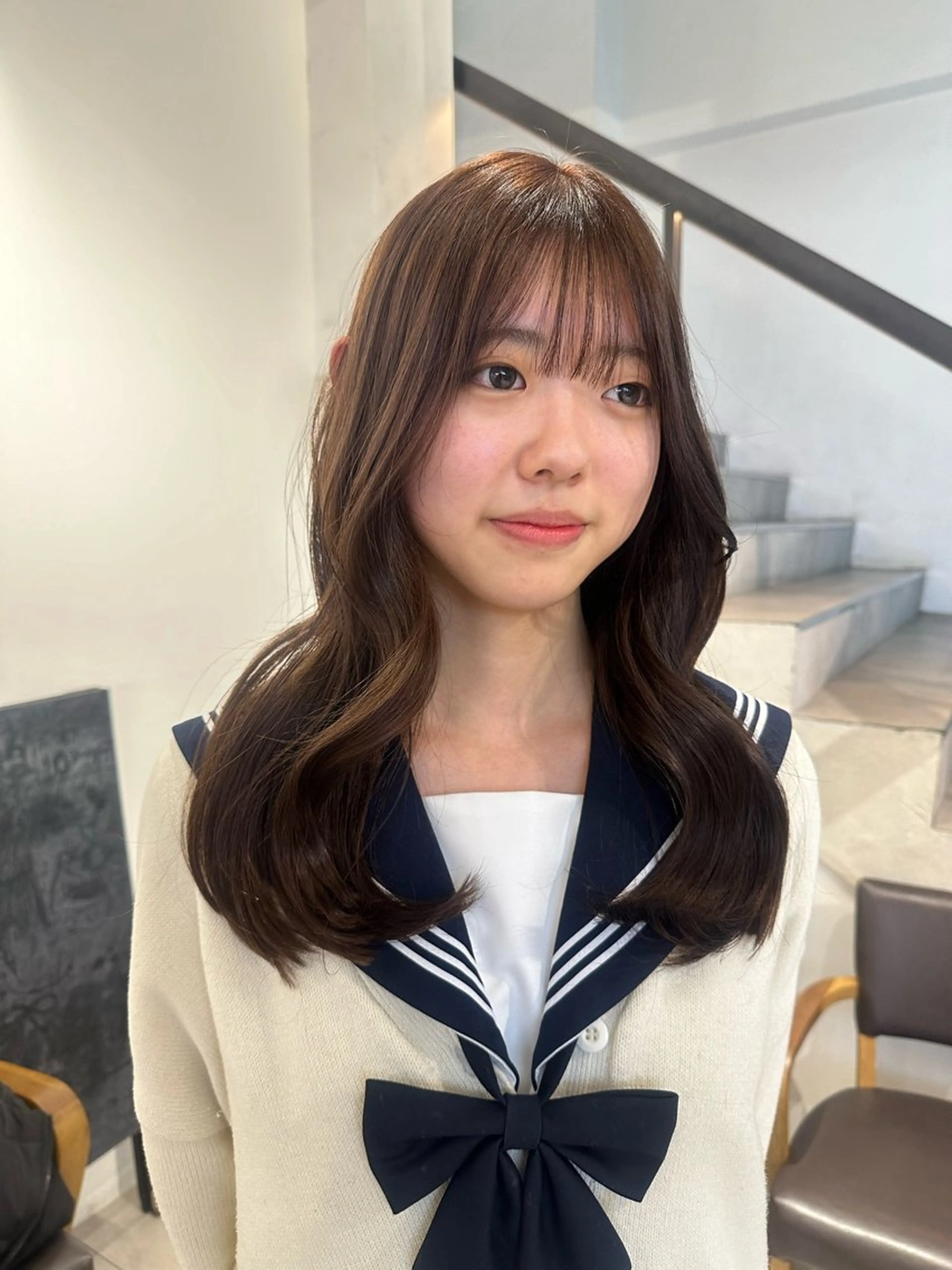 セミロング ヘアカラー 韓国ヘアメンズ・レデ ィース特化ミクのヘアスタイル