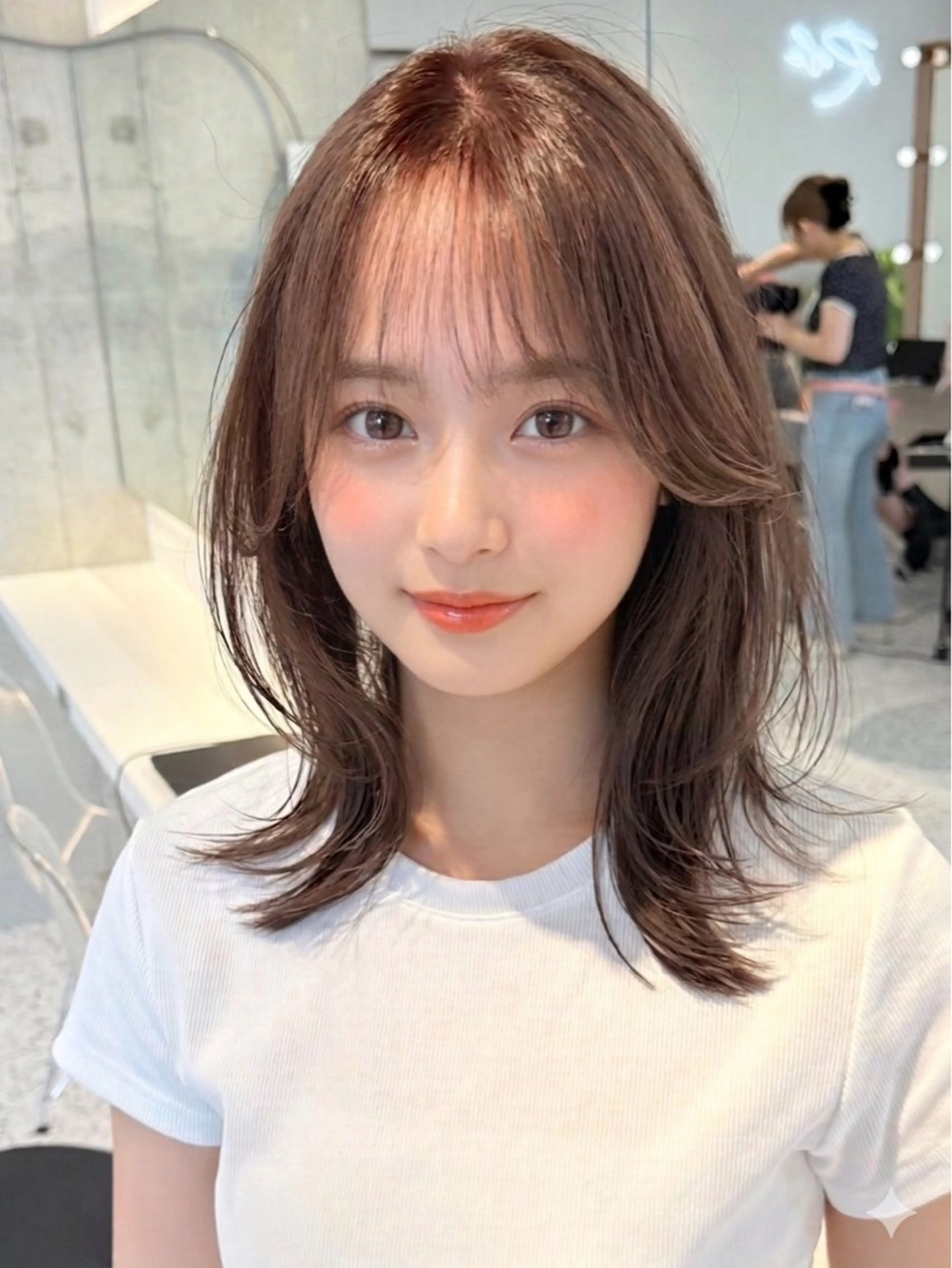 ミディアム カラー 木元 瑛✂︎ボブのヘアスタイル