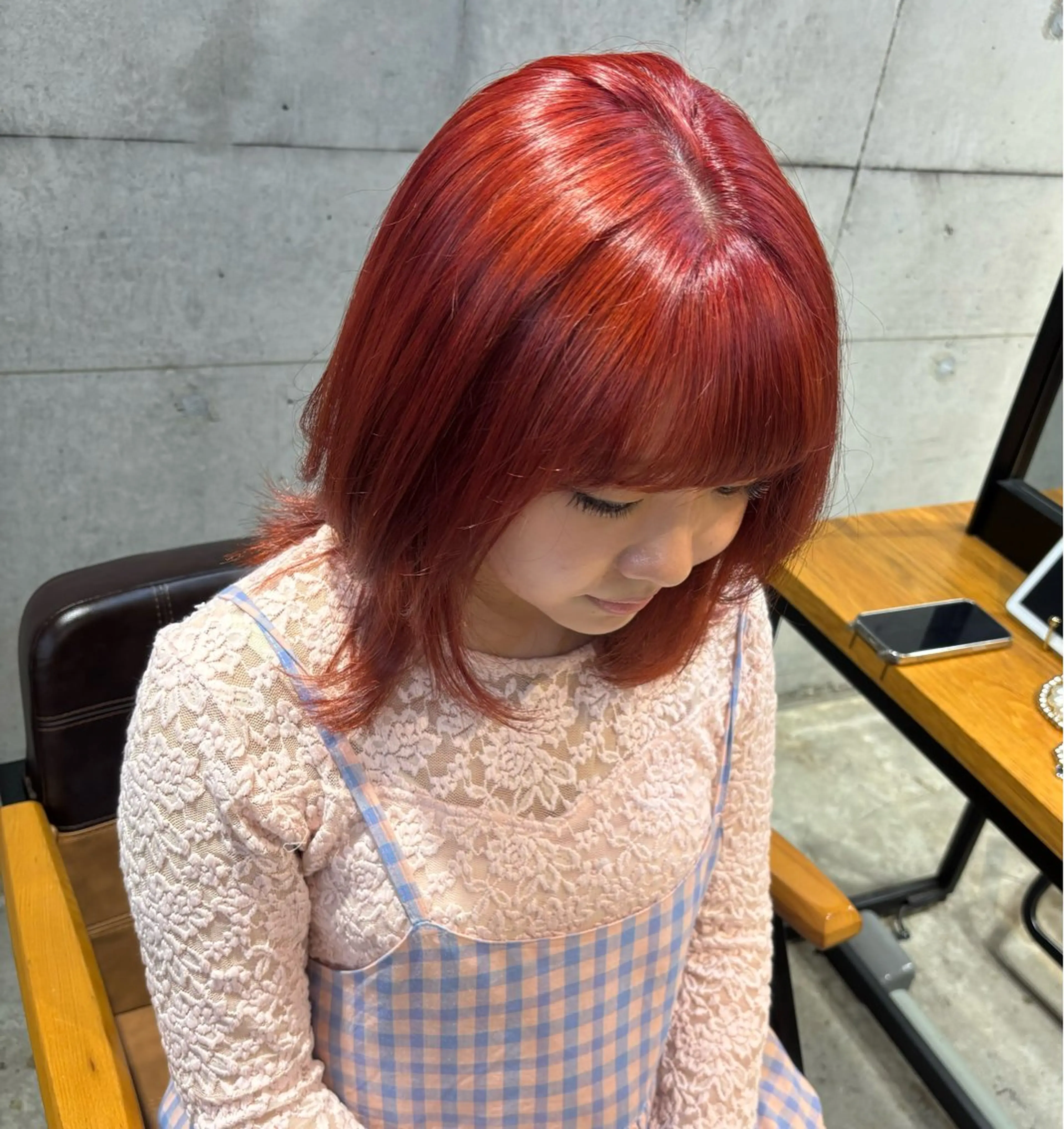 ミディアム カラー ヒマワリ🌻/ ワンホン×艶髪特化のヘアスタイル