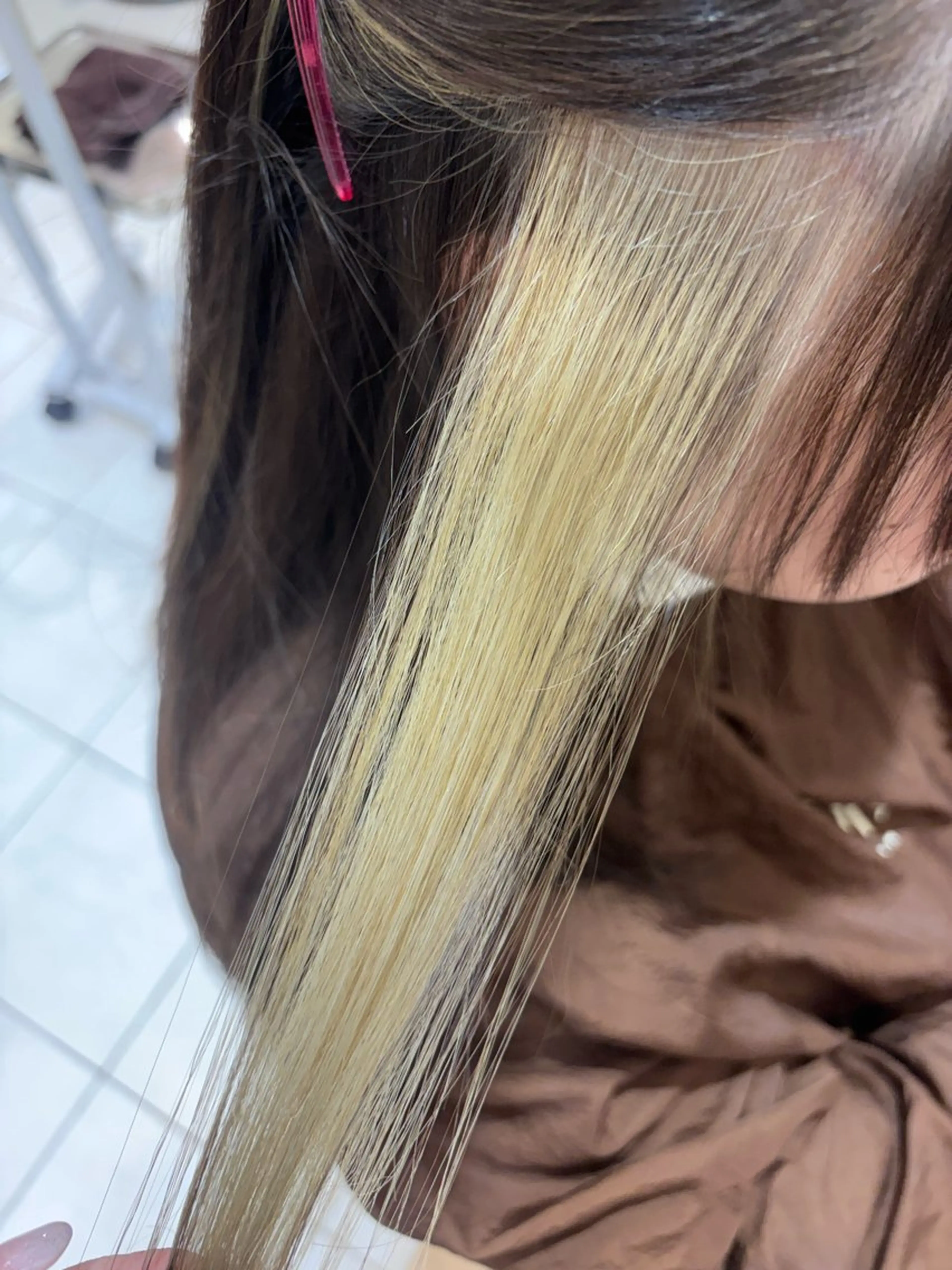 セミロング ヘアカラー 淺井 さくらのヘアスタイル