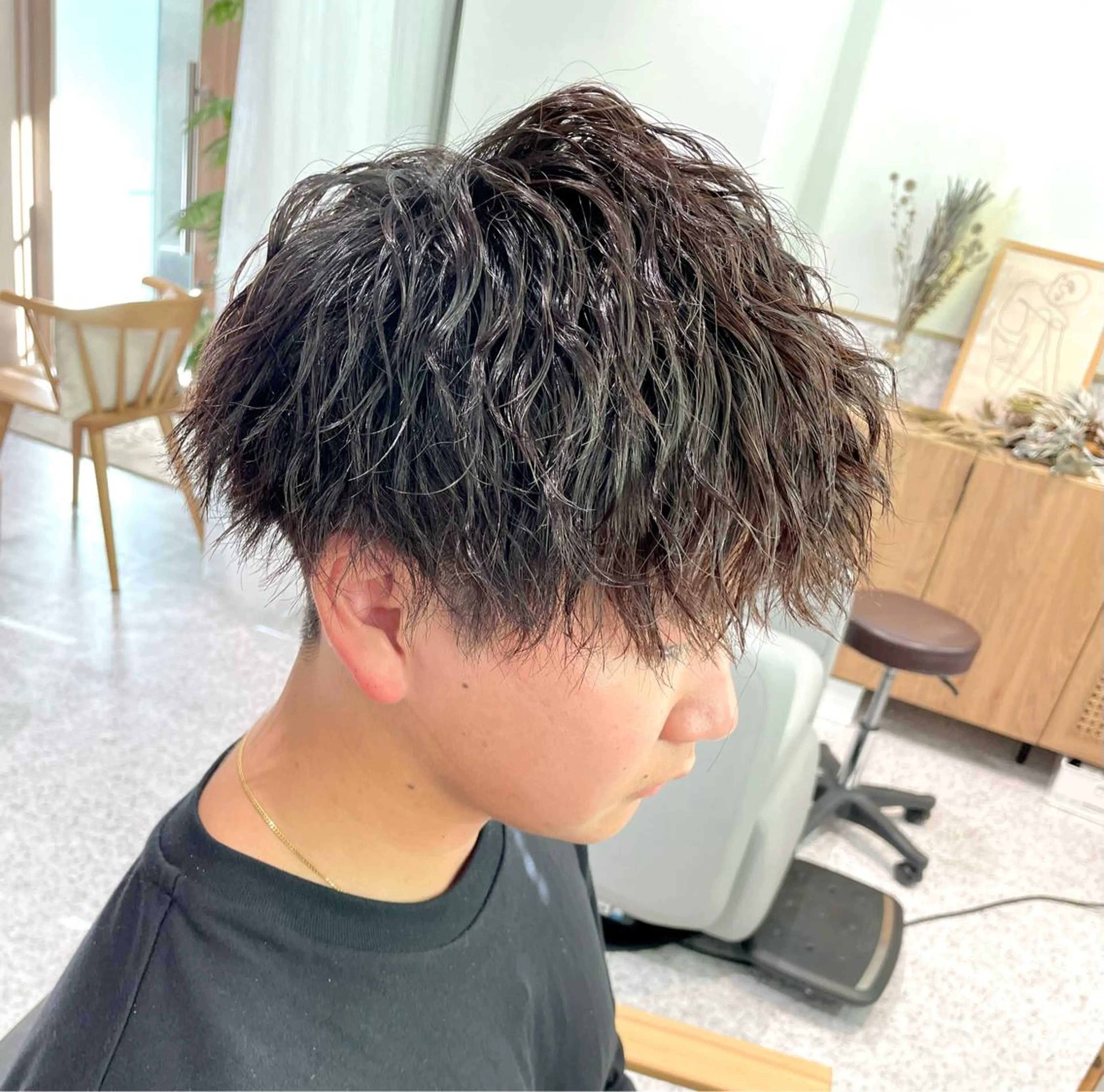 メンズ カット パーマ メンズ指名no'1 佐藤　亘のヘアスタイル